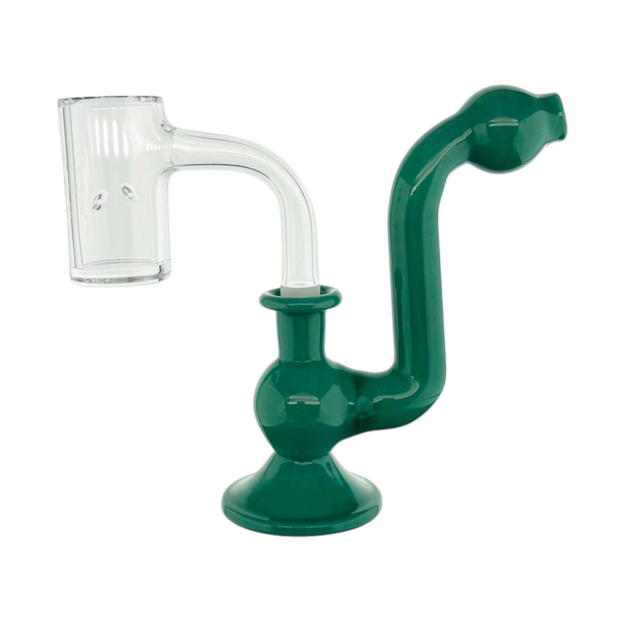 10mm Simple Jade Green Dry Dab Rig