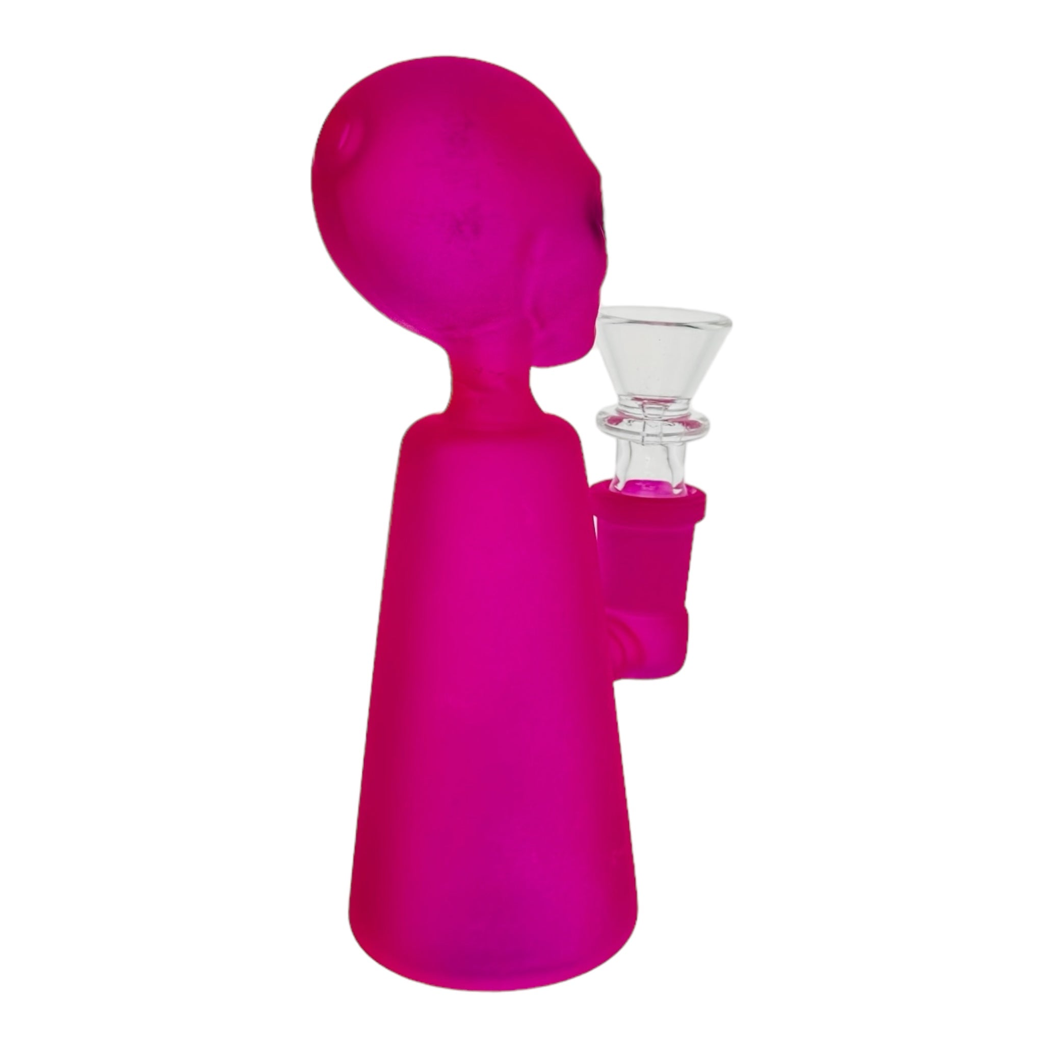 cute and girly Pink Alien Bong with bong bowl piece