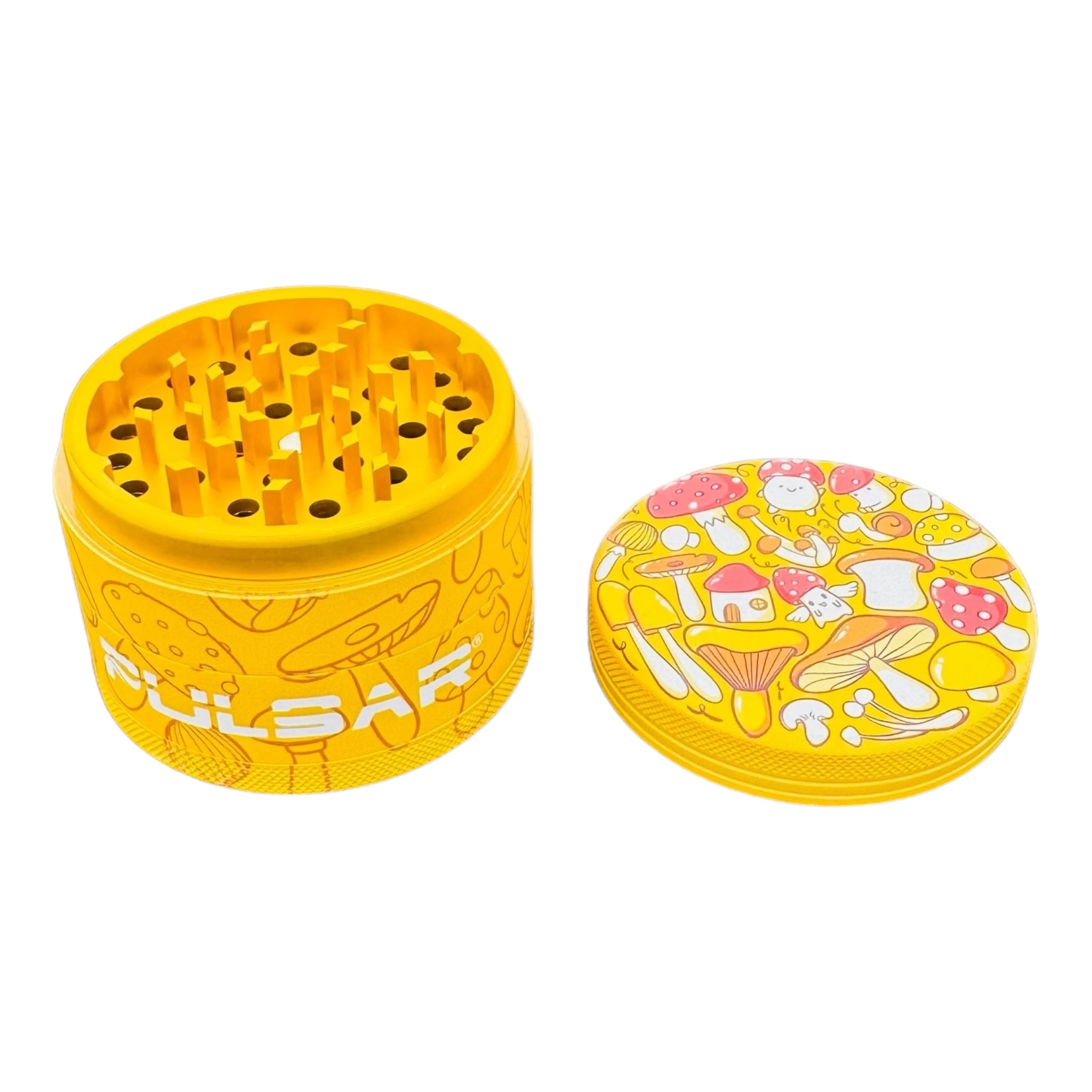 Pulsar Mushroom Large Four Piece Grinder for weed