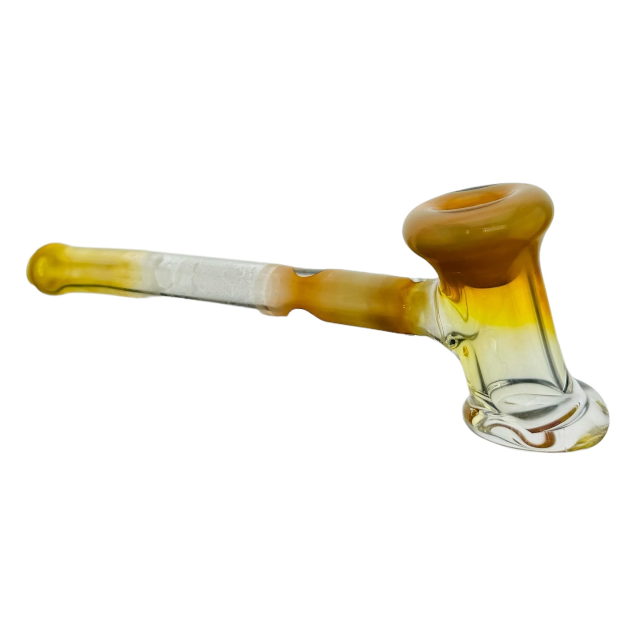 Glass Hand Pipes - Large Bowl Fumed Glass Hammer Hand Pipe With No Carb