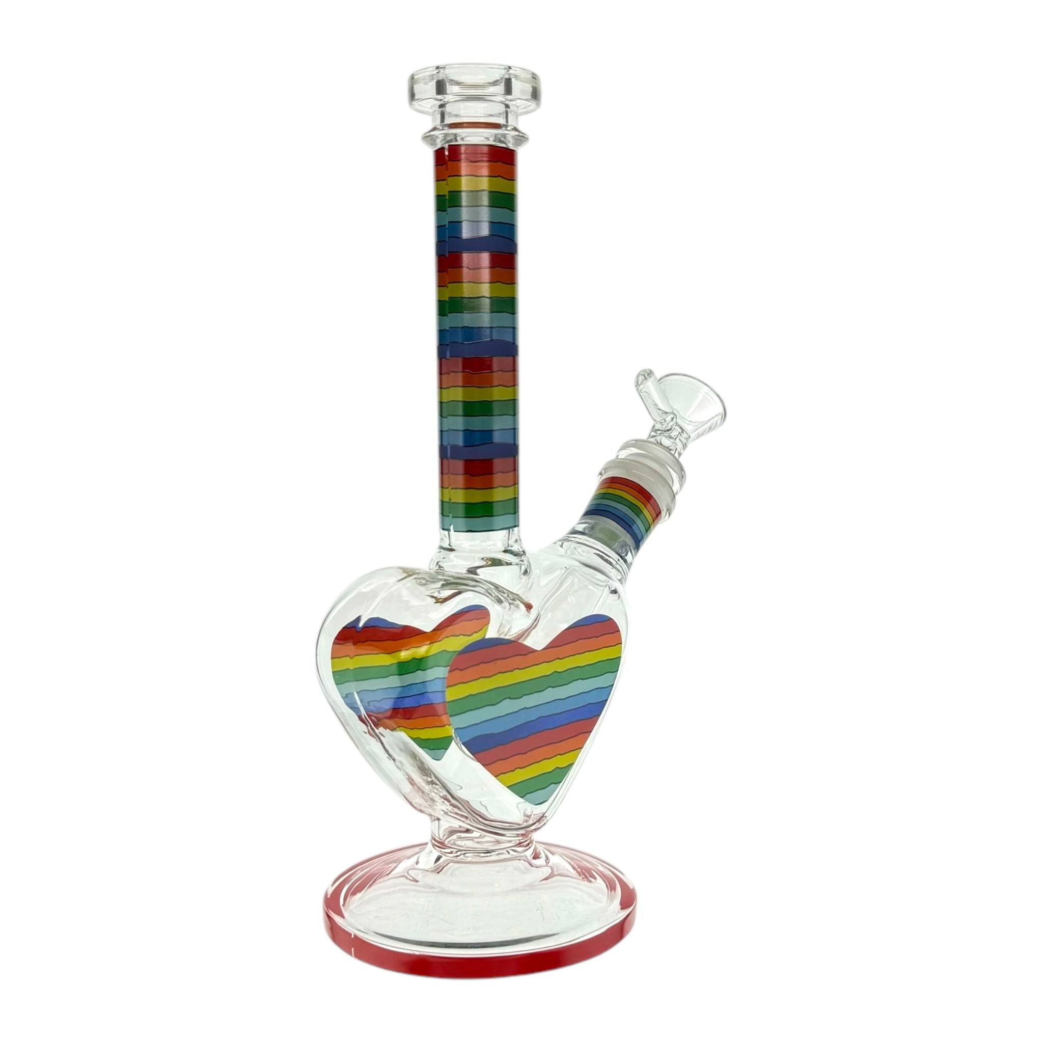 cute Rainbow Heart Bong