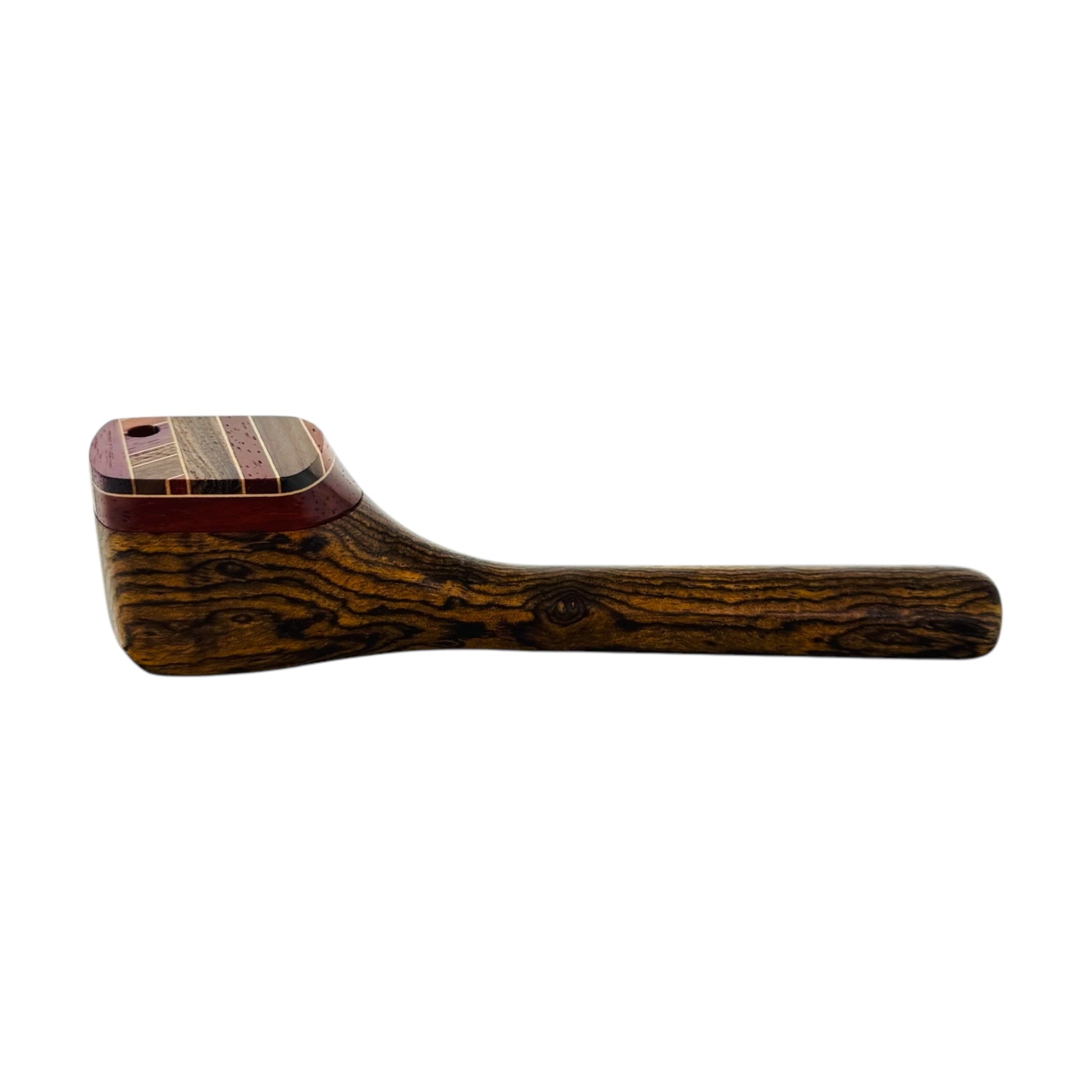 6 Inch Long Stem Wood Pipe With Swivel Lid