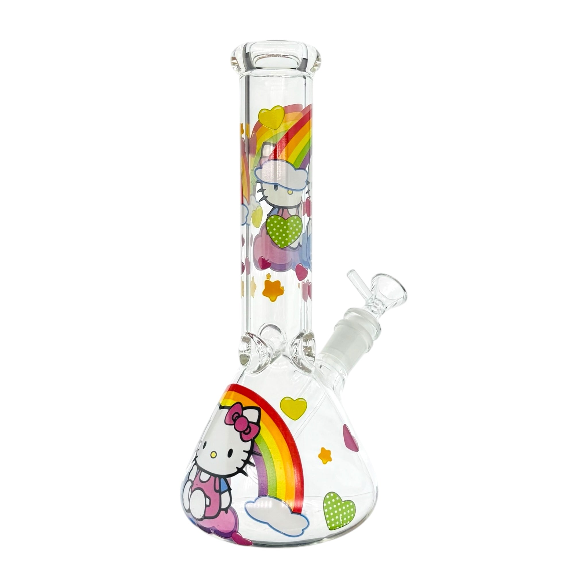 Hello Kitty Bong With Rainbow 8 Inch
