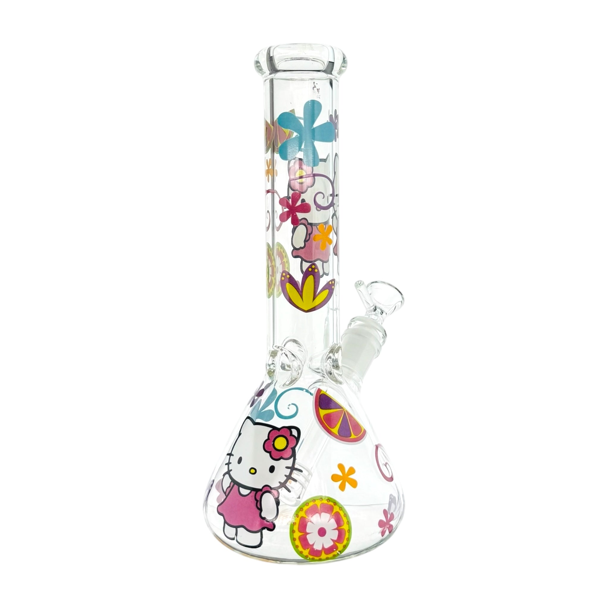 Hello Kitty Bong With Flowers & Fruit 8 Inch