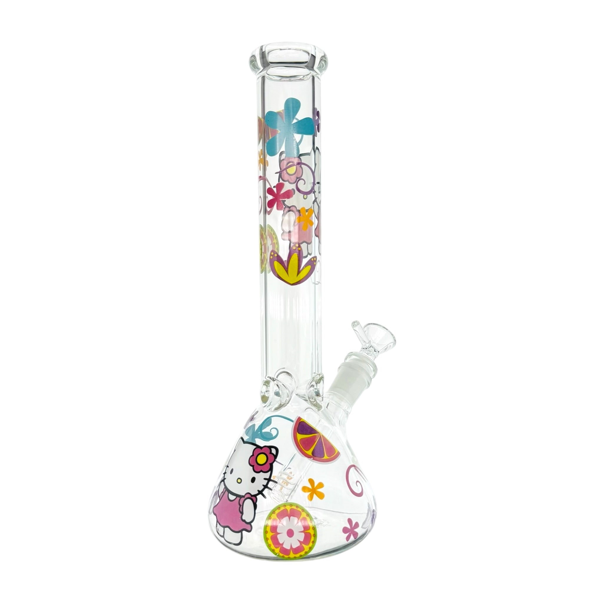 Hello Kitty Bong With Flowers & Fruit 10 Inch