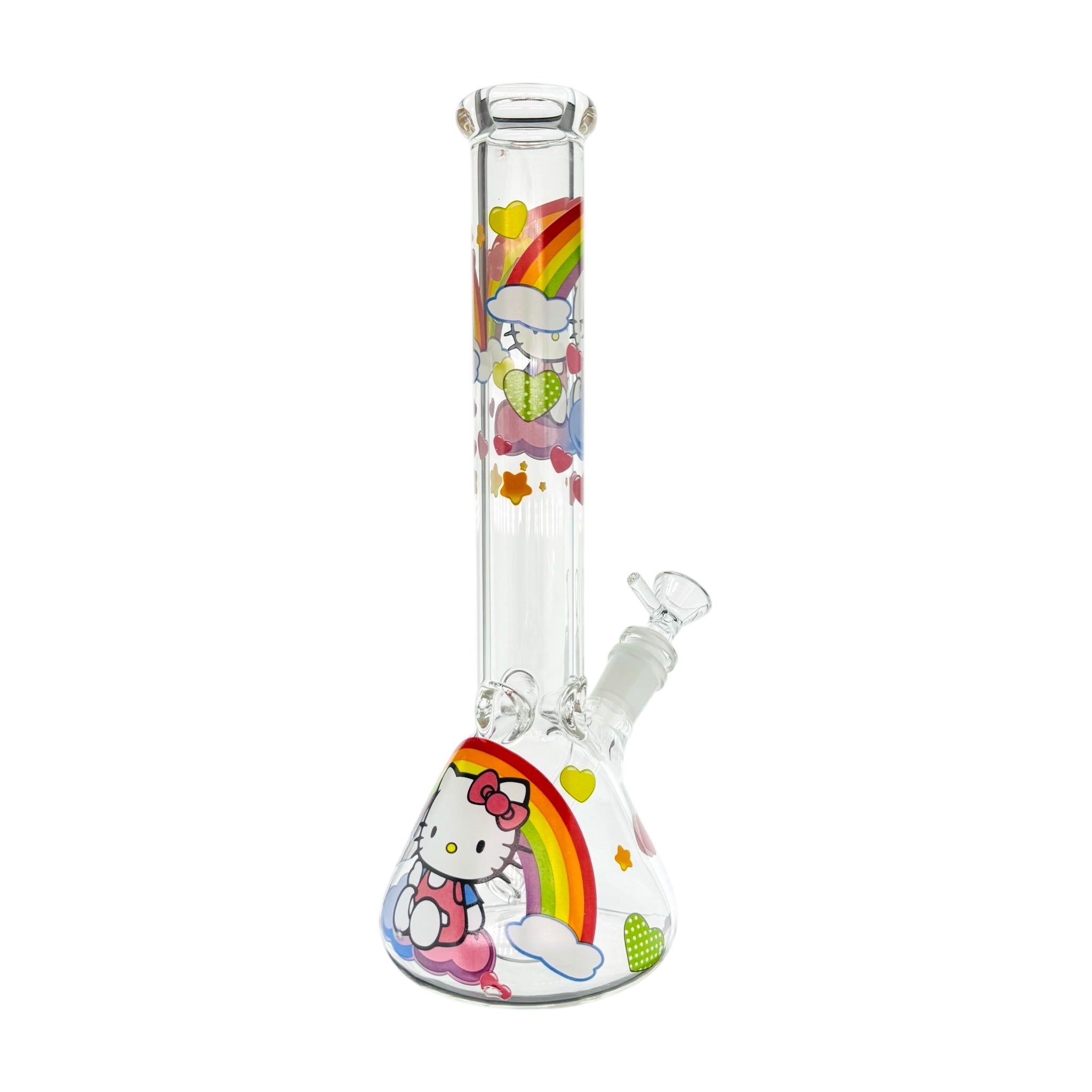 Hello Kitty Bong With Rainbow 10 Inch