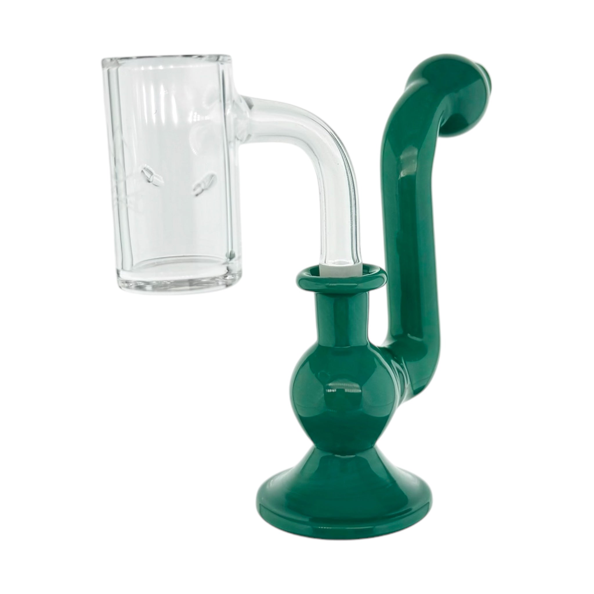 10mm Simple Jade Green Dry Dab Rig