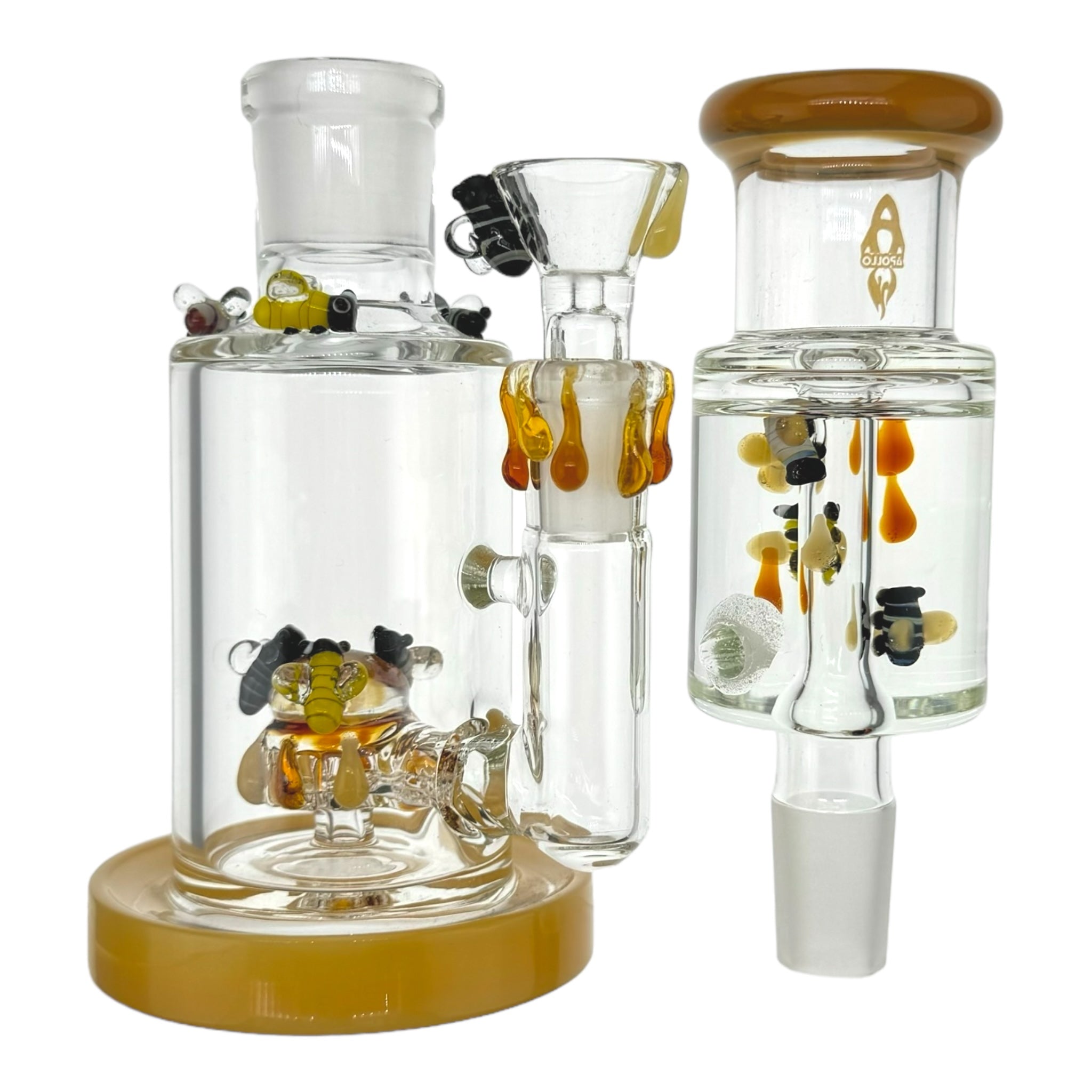 Cute and Girly bong mini Beehive Bong With Glycerin Freeze Coil Top for sale