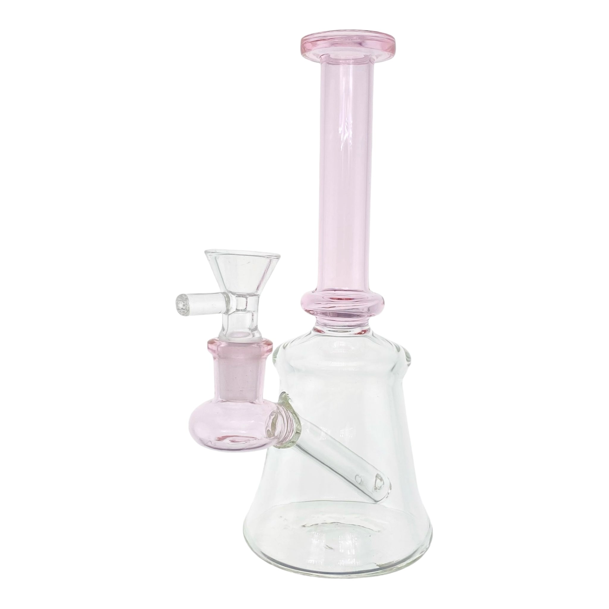 cute pink bong with mini tube shape 14mm fitting for sale free shipping
