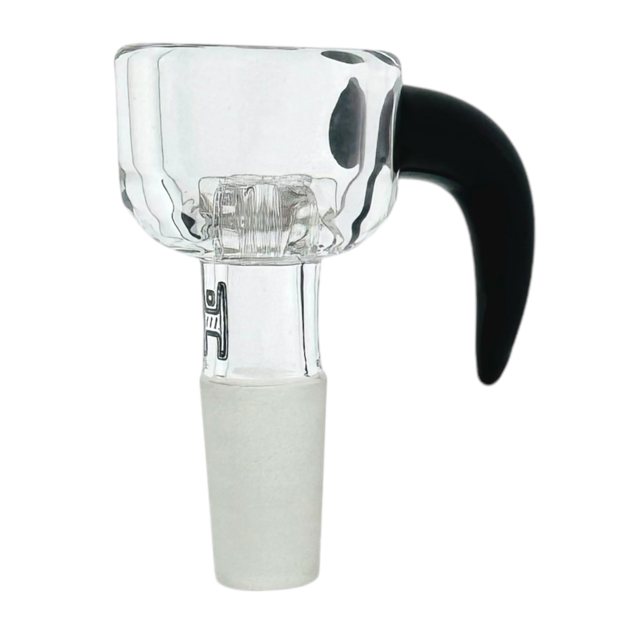 10mm Bong Bowl for weed With Built In Multi Hole Screen And Black Handle