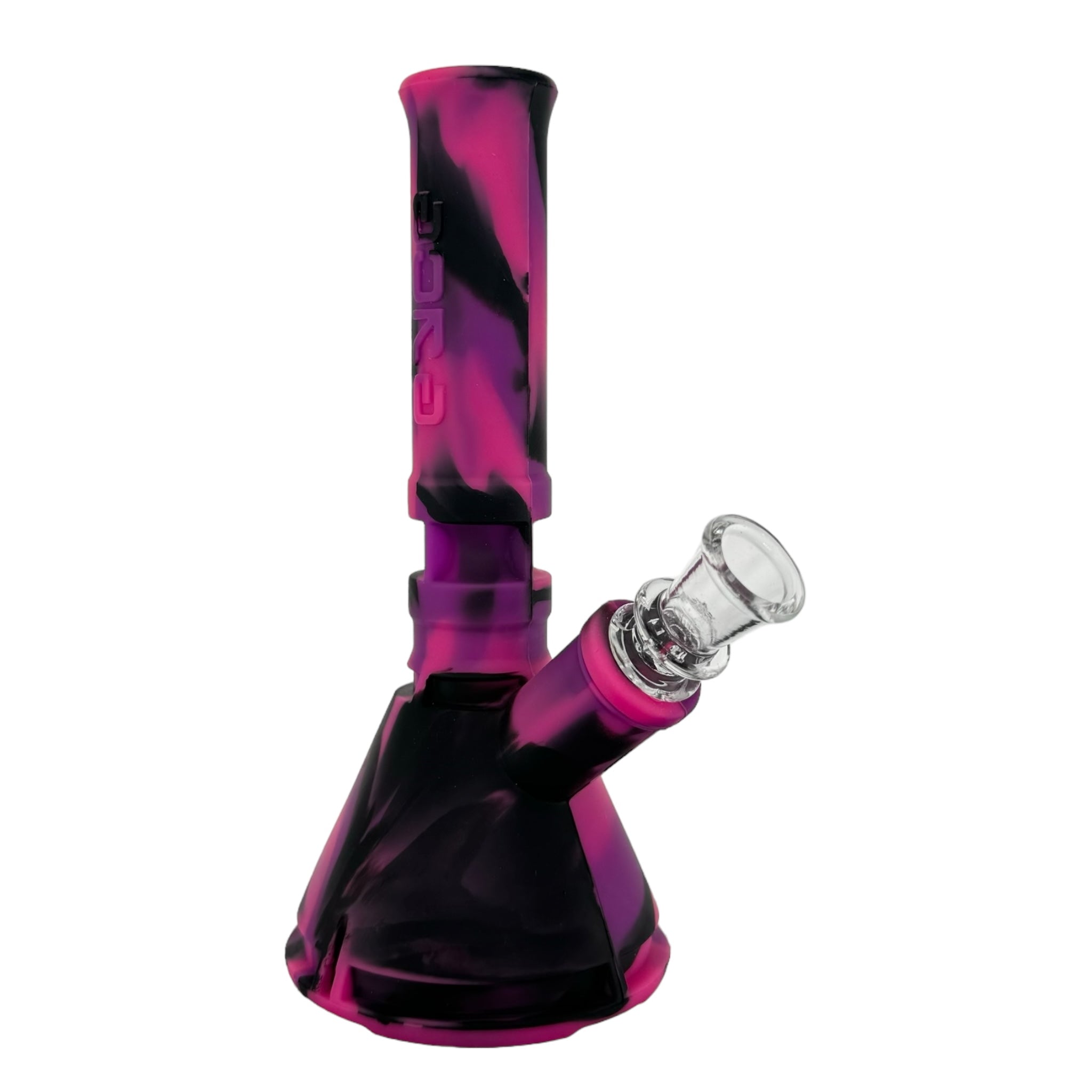 Eyce Mini Silicone Rubber Bong Pink And Black