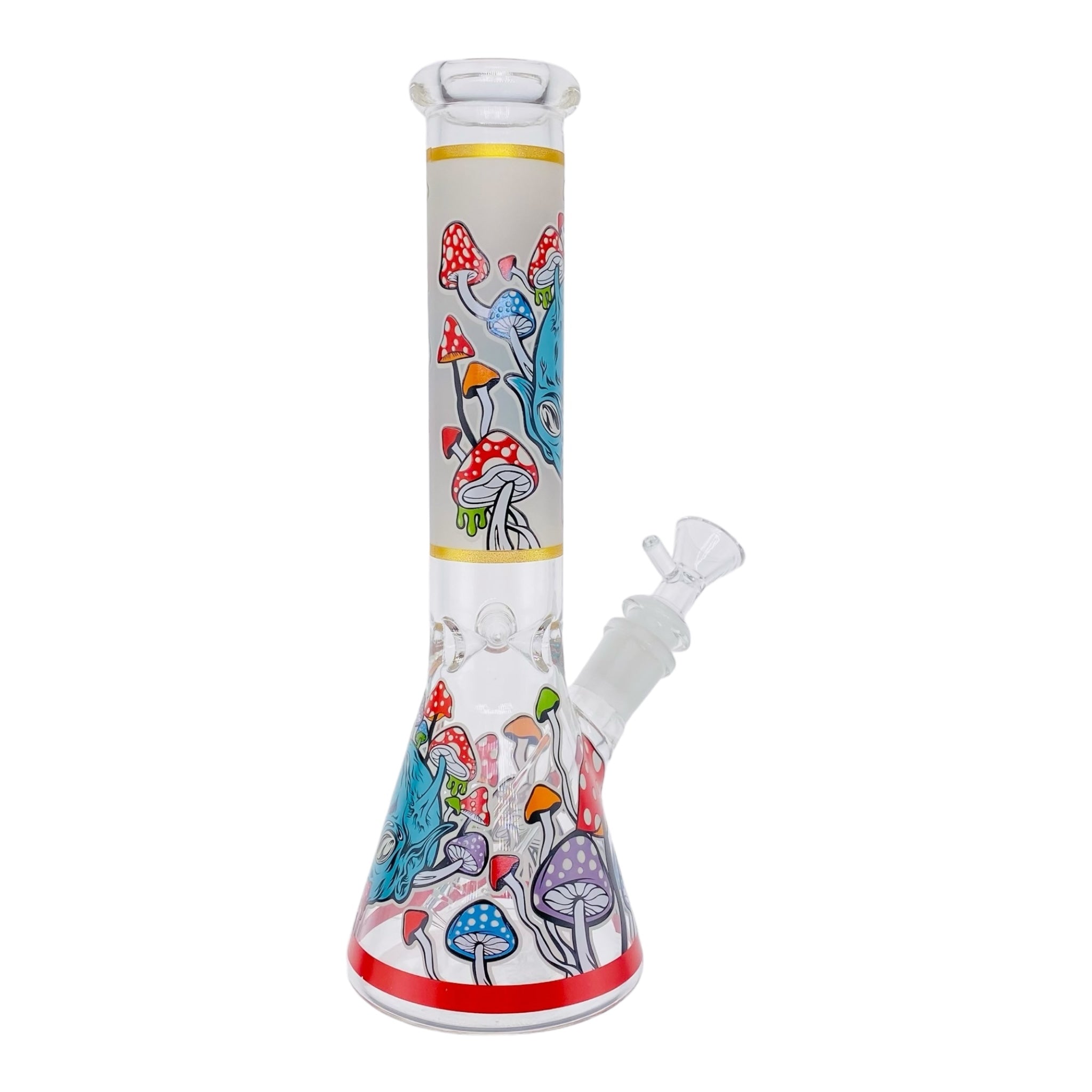 cute Mushroom And Alien Beaker Bong 10 Inches tall for sale free shipping