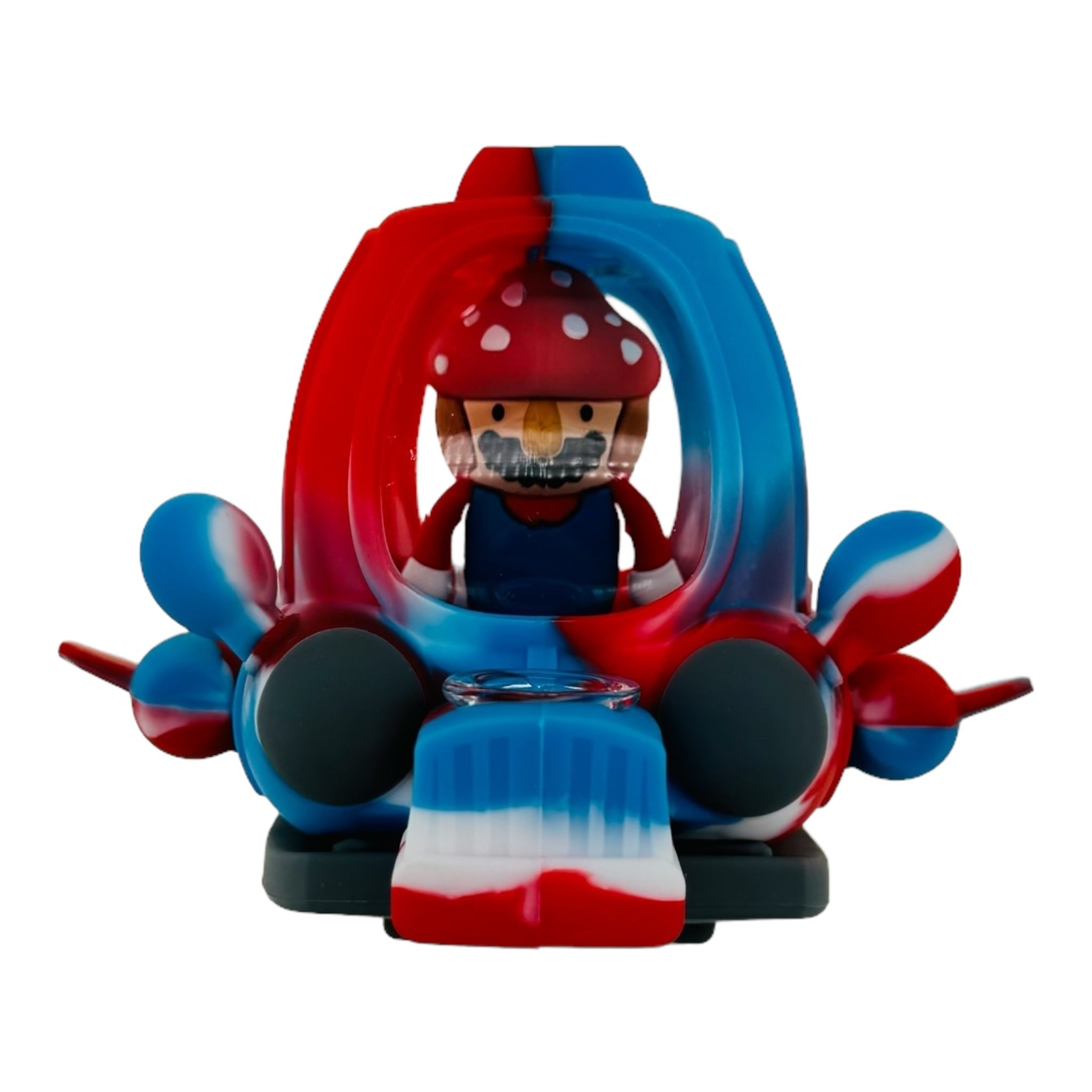 Mario Mushroom Man Silicone Rubber Water Pipe Bong for sale