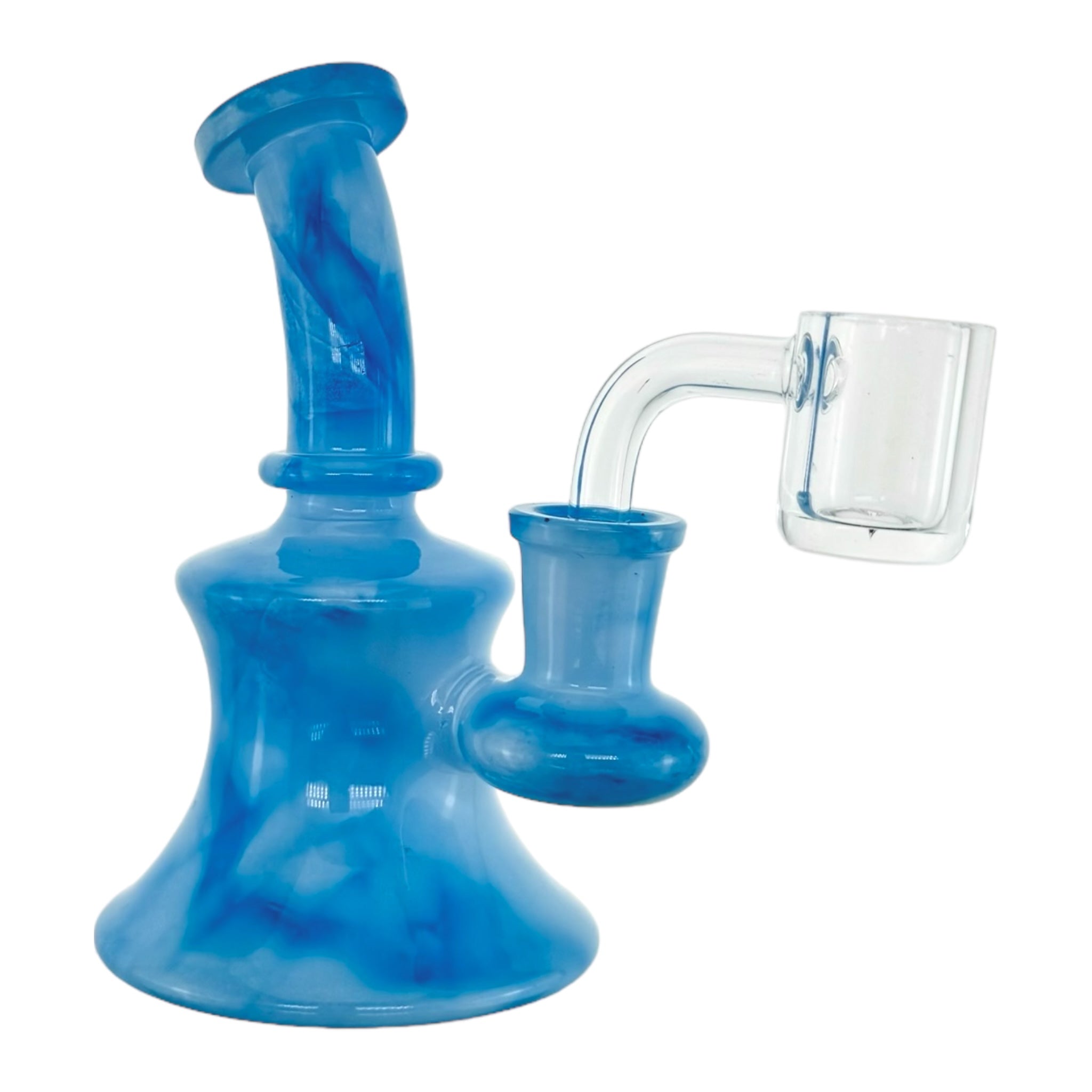 Mini Blue Sky Dab Rig With 14mm Banger Hanger
