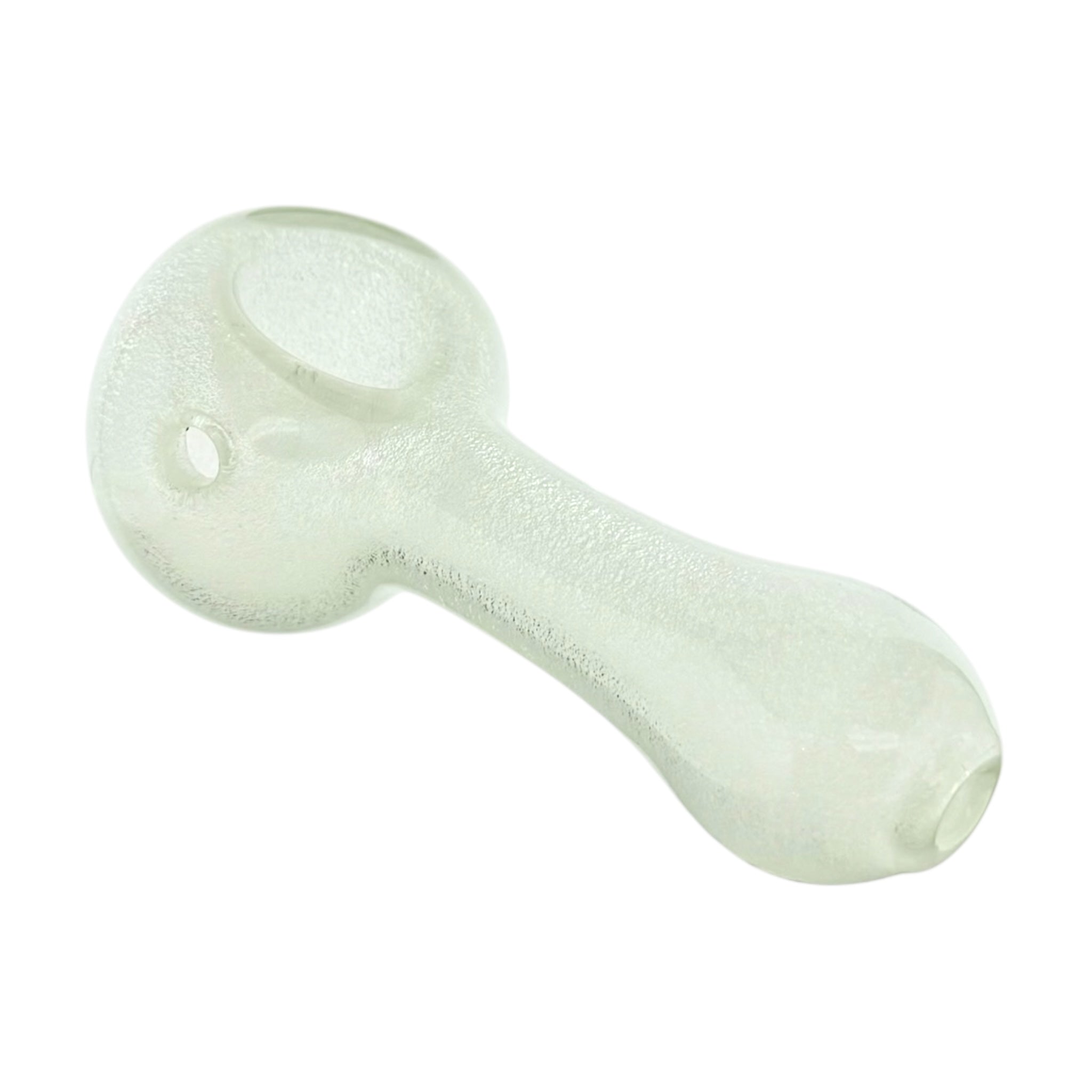 Small Glow In The Dark Glass Spoon Pipe