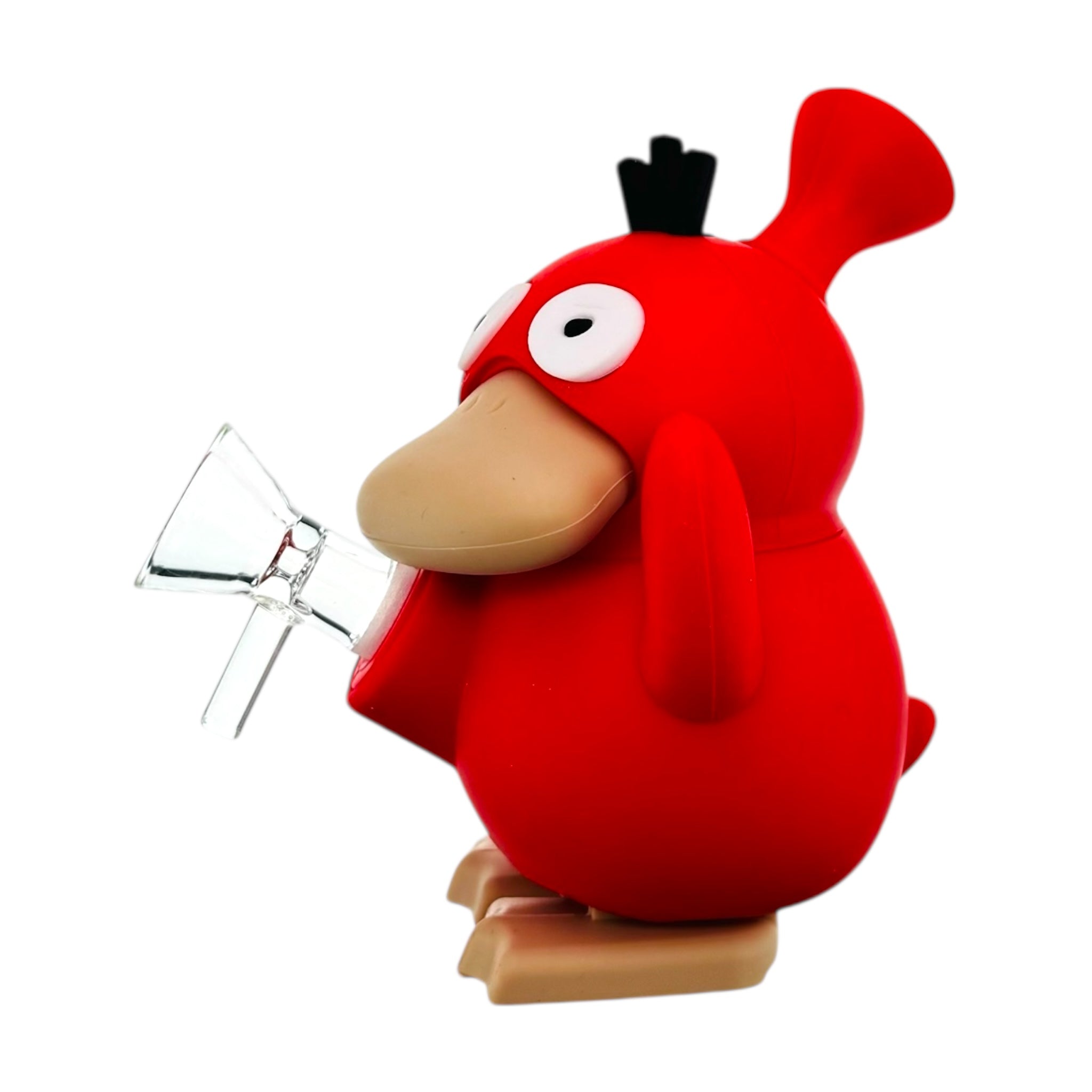 Red Sigh Duck Silicone Rubber Bong