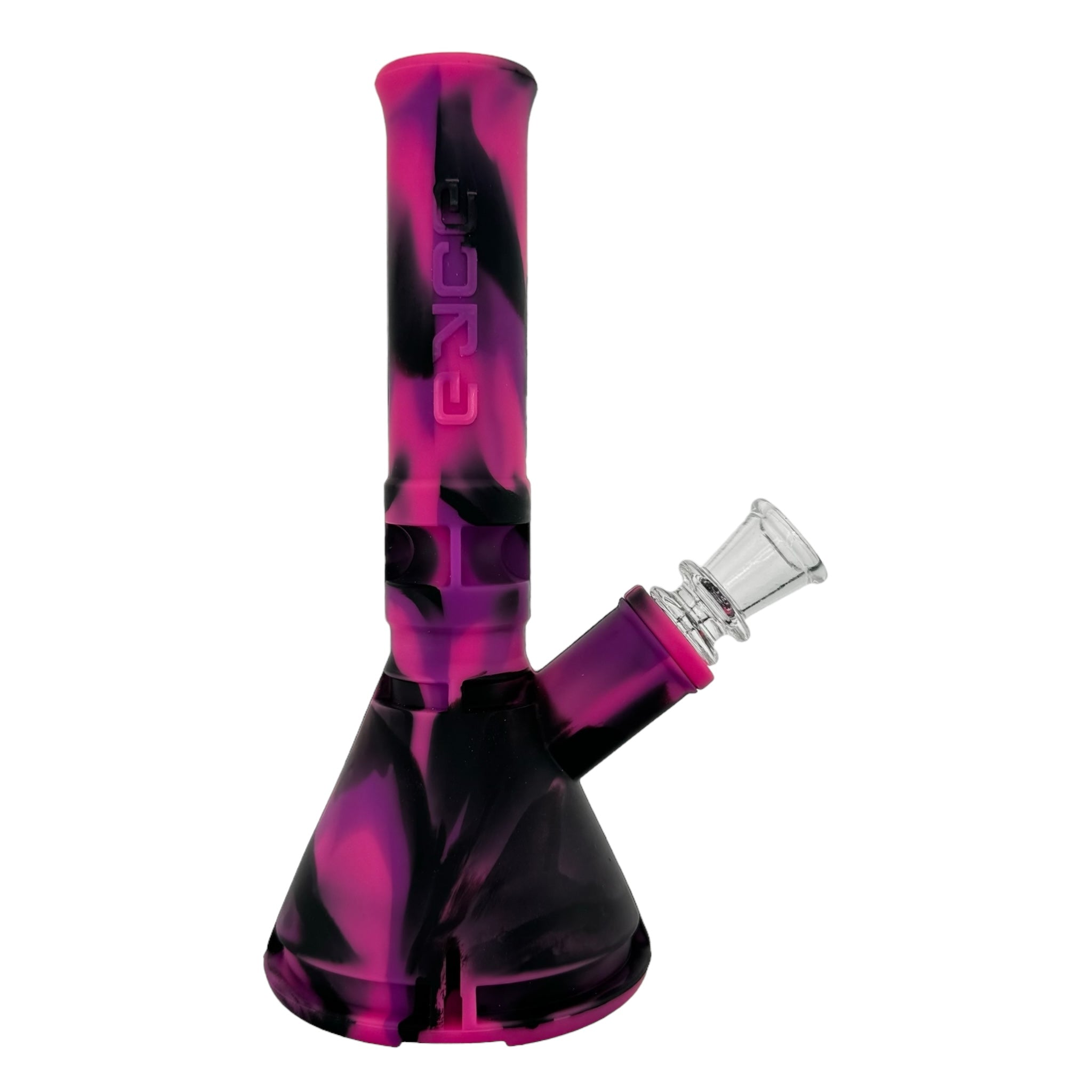 Eyce Mini Silicone Rubber Bong Pink And Black