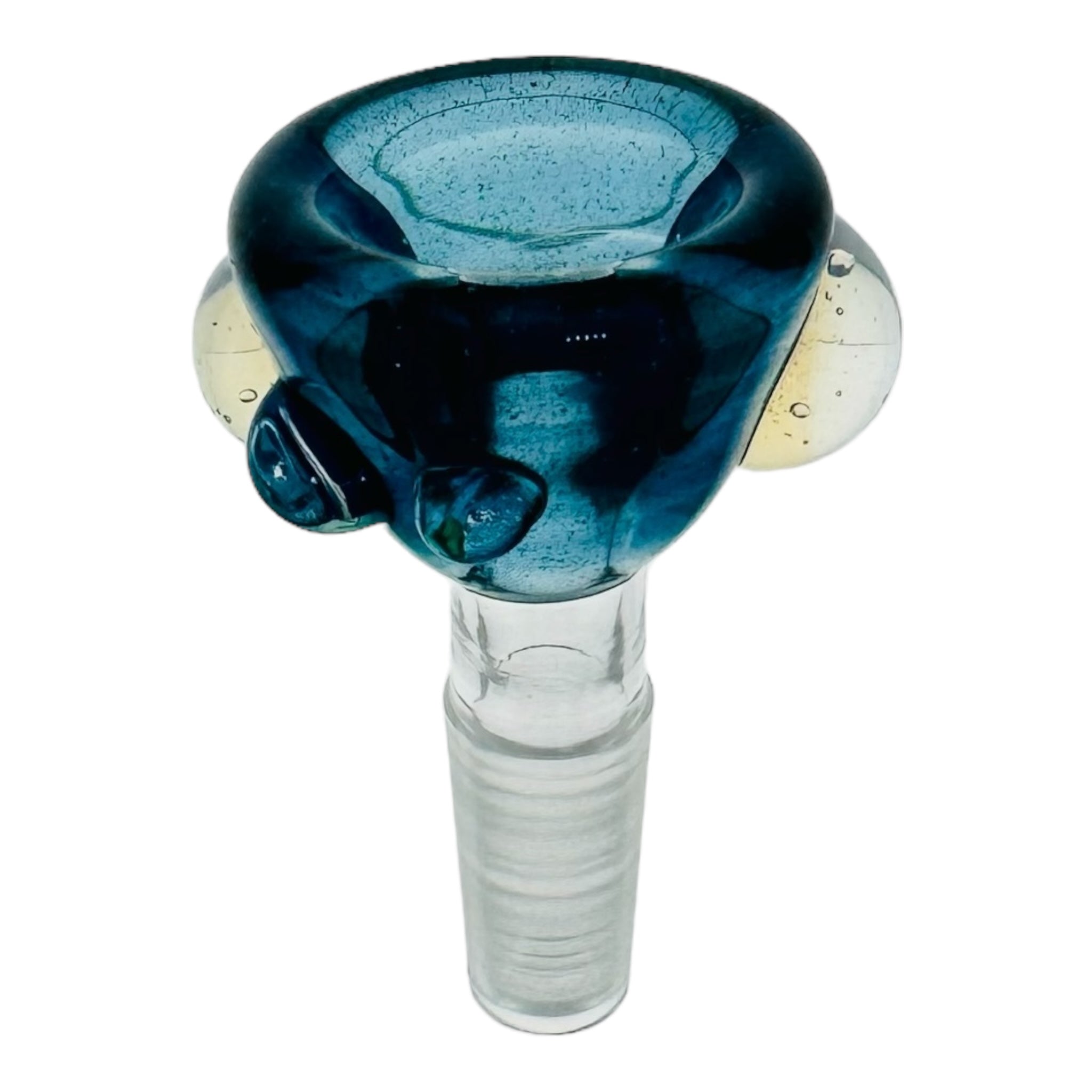 Arko Glass 10mm Bong Bowl for weed Blue Dream Bowl With Clear Mystic Dots