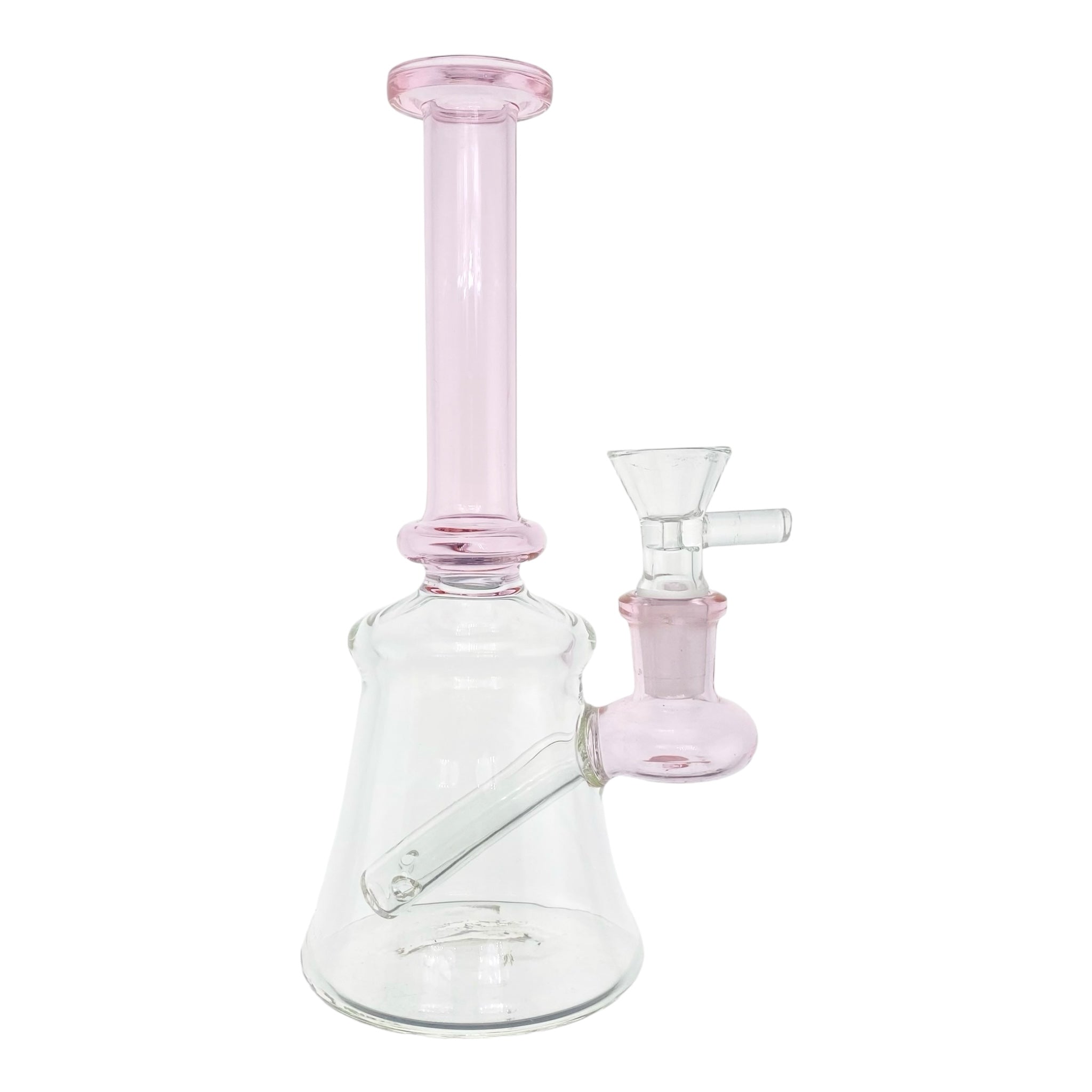 cute pink bong with mini tube shape 14mm fitting for sale free shipping