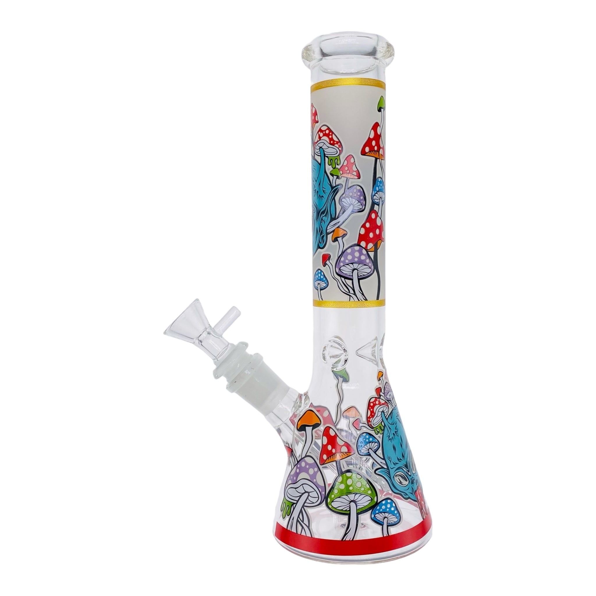 cute Mushroom And Alien Beaker Bong 10 Inches tall for sale free shipping