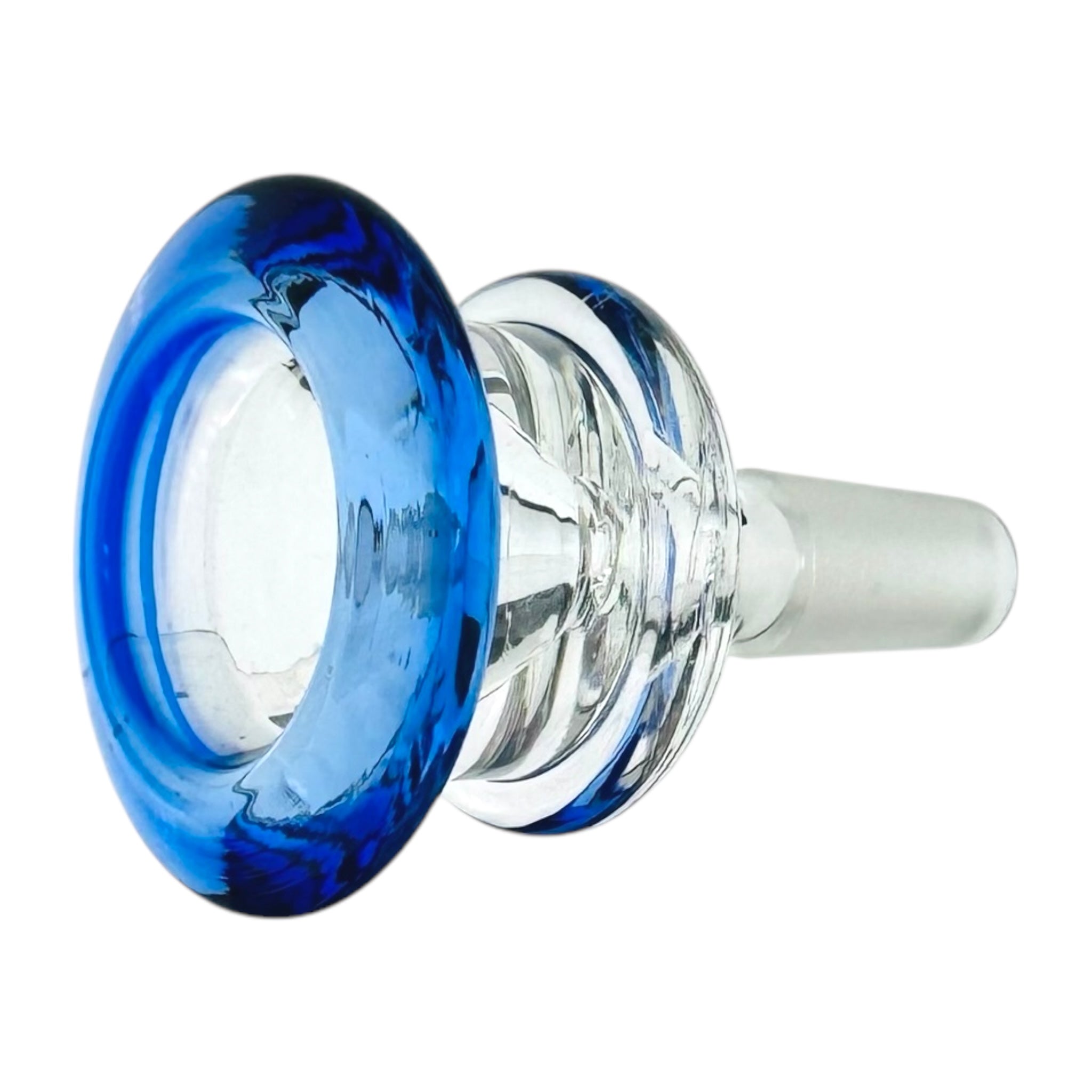 10mm Flower Bowl With Blue Rim