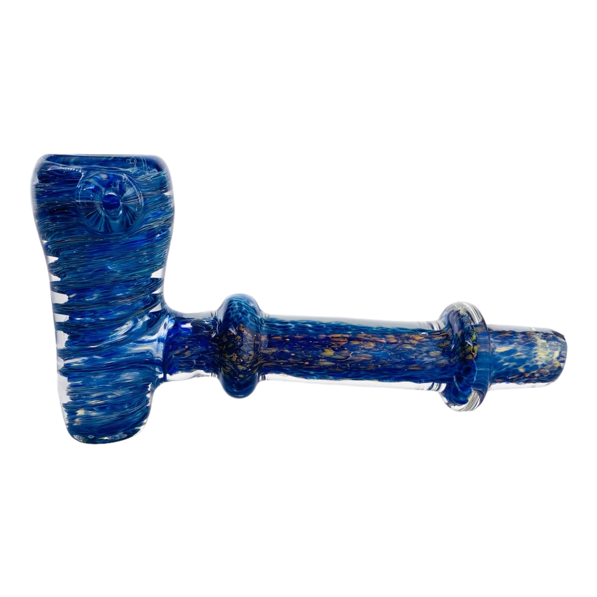 Blue Hammer Glass Pipe for weed for sale