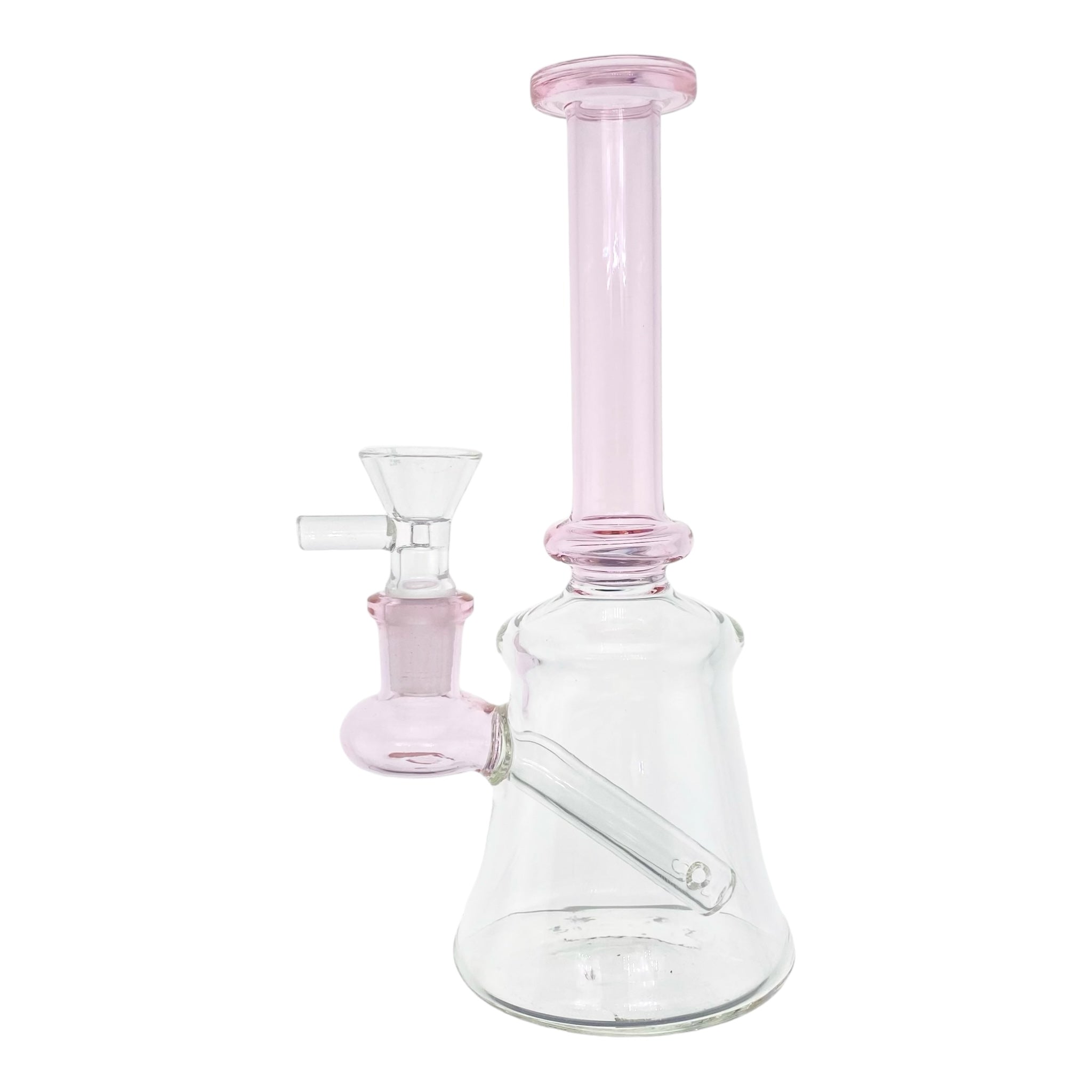 cute pink bong with mini tube shape 14mm fitting for sale free shipping
