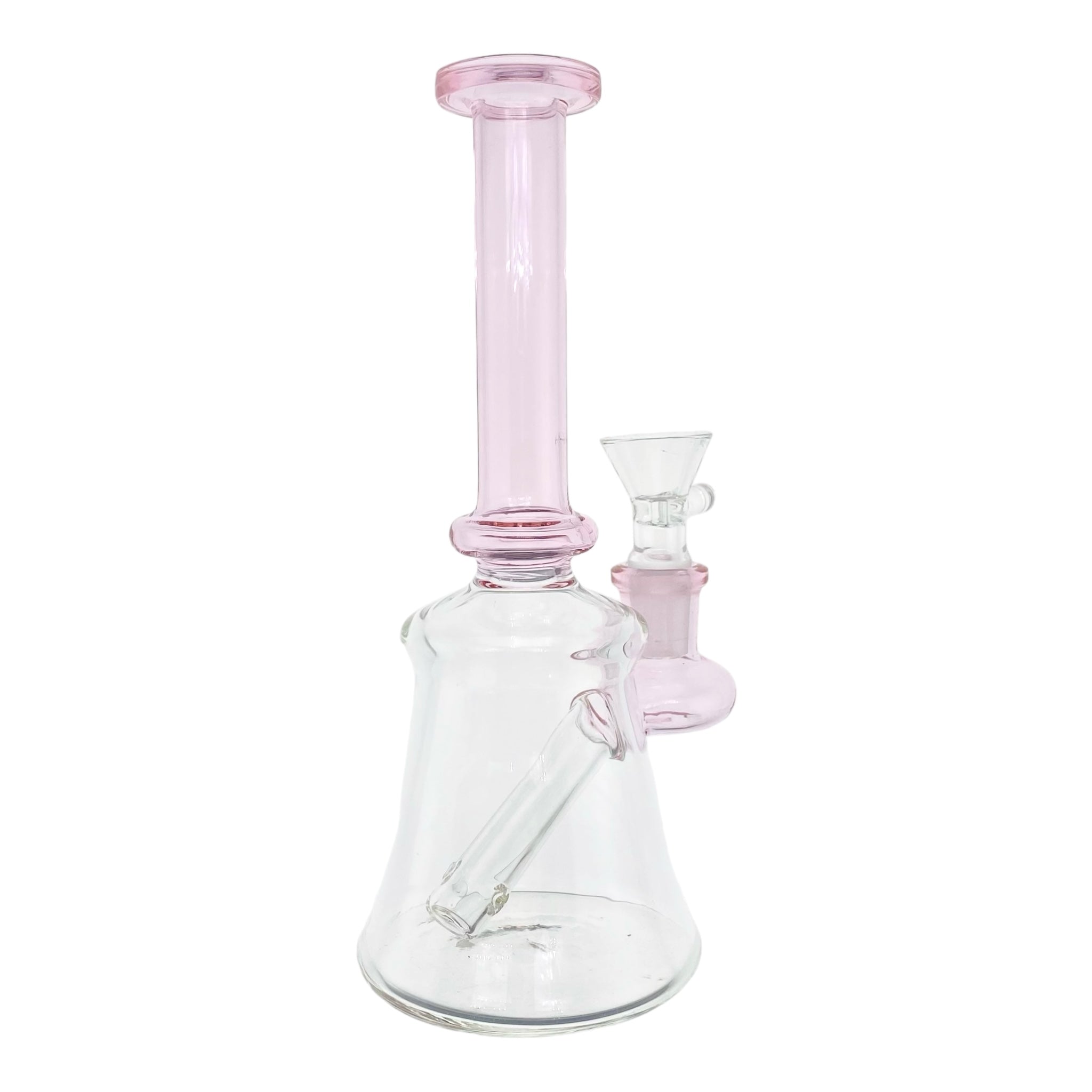 cute pink bong with mini tube shape 14mm fitting for sale free shipping