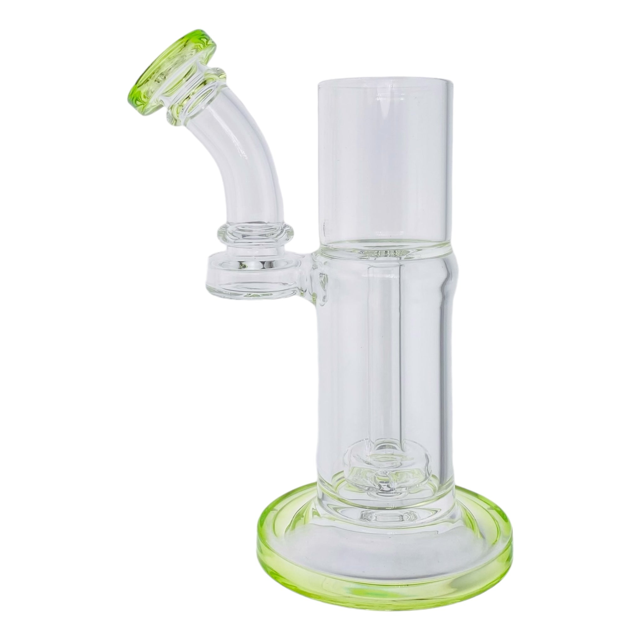 puffco proxy glass bong with green accents for sale