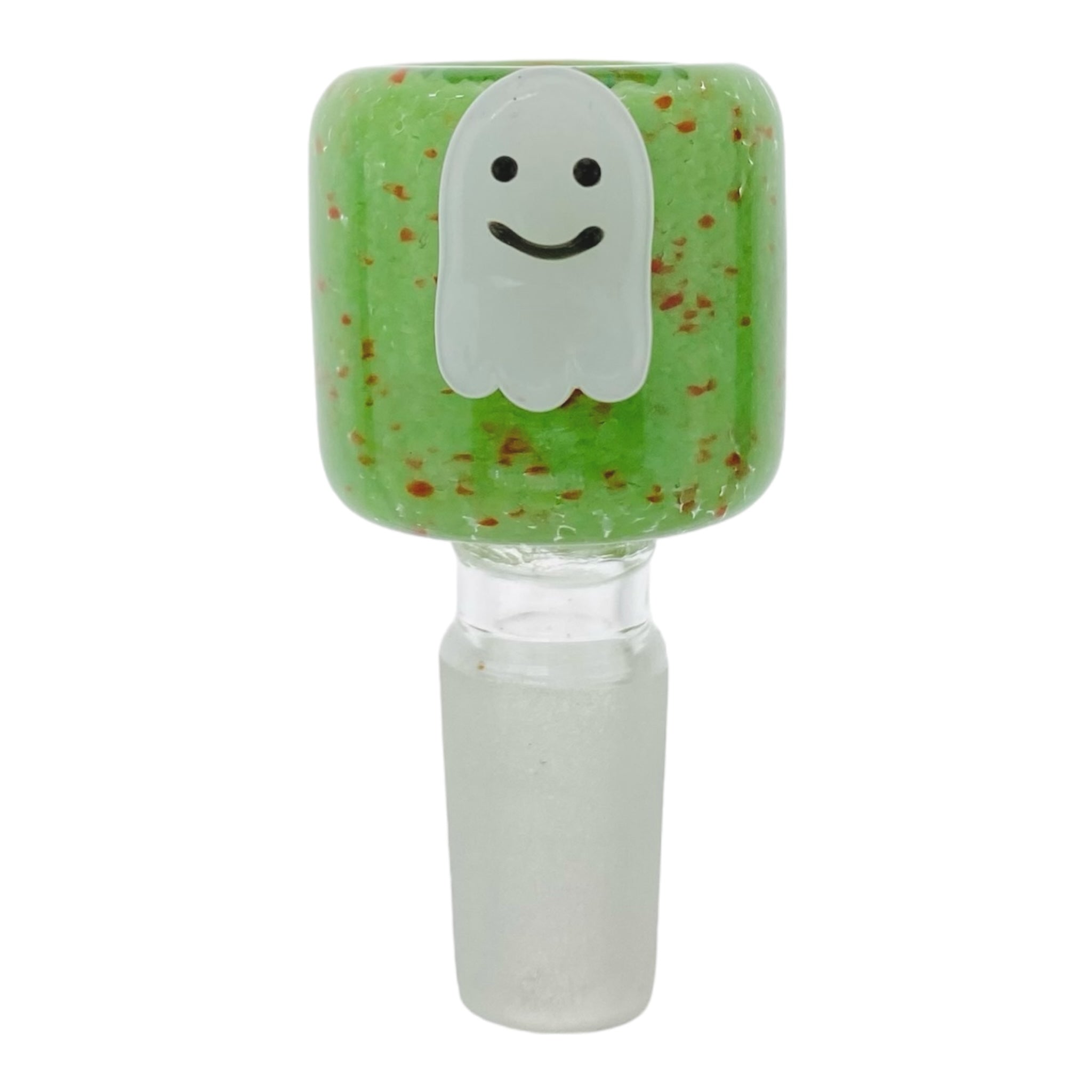 cute and girly Glow In The Dark Ghost Green Beaker Bong 10 Inches for sale free shipping