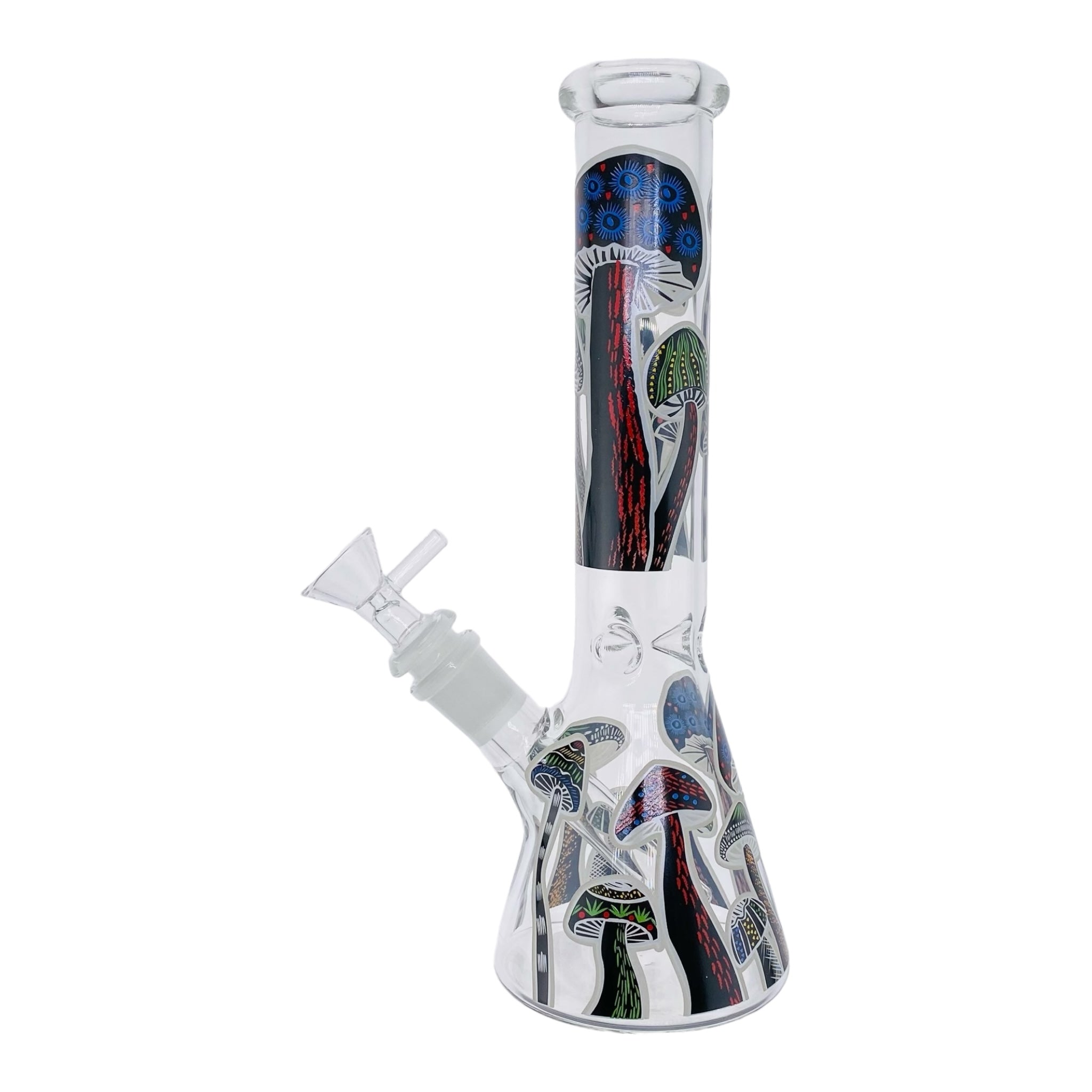 cute Trippy Magical Mushroom Beaker Bong 10 Inches for sale free shipping
