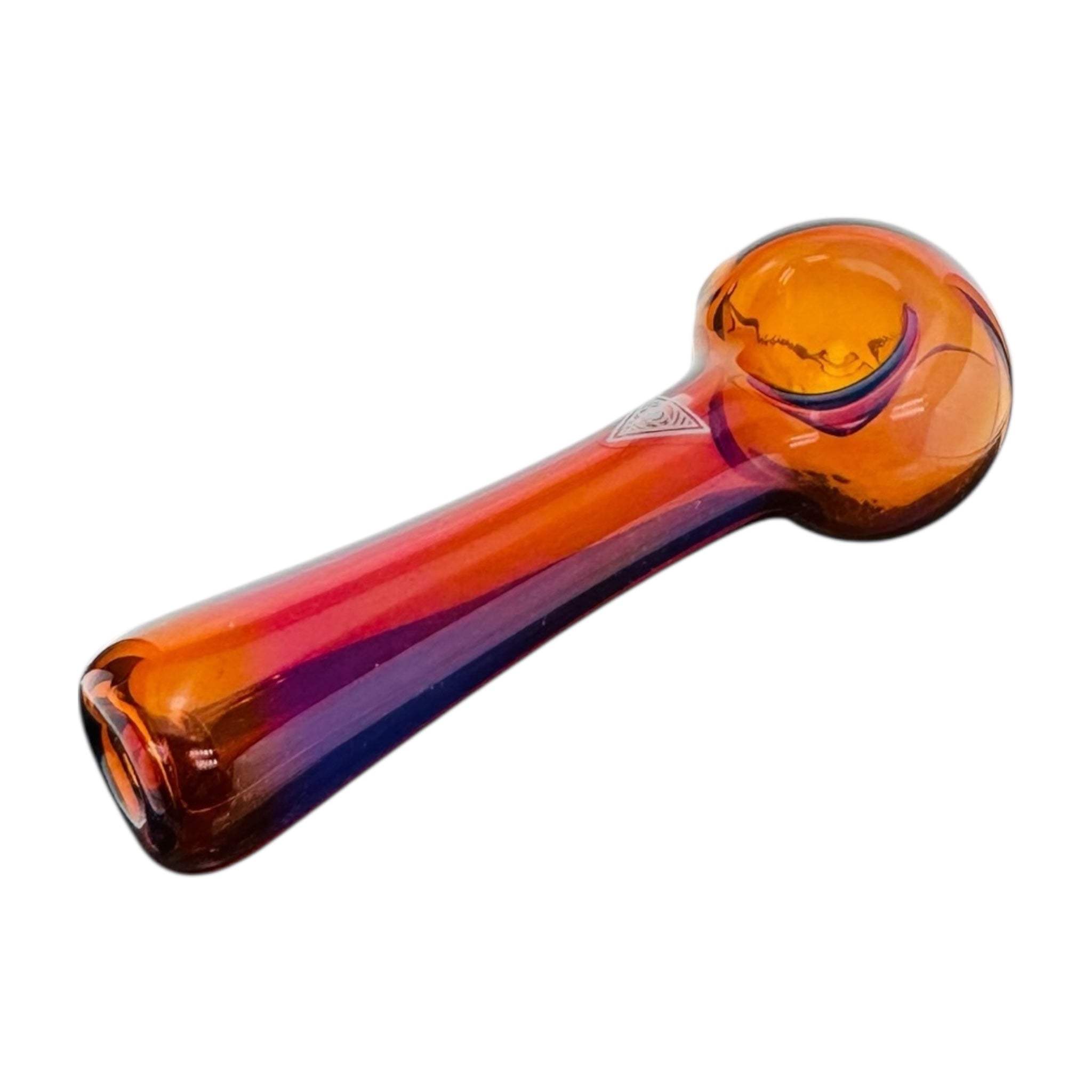 Glass Hand Pipe With Five Holes