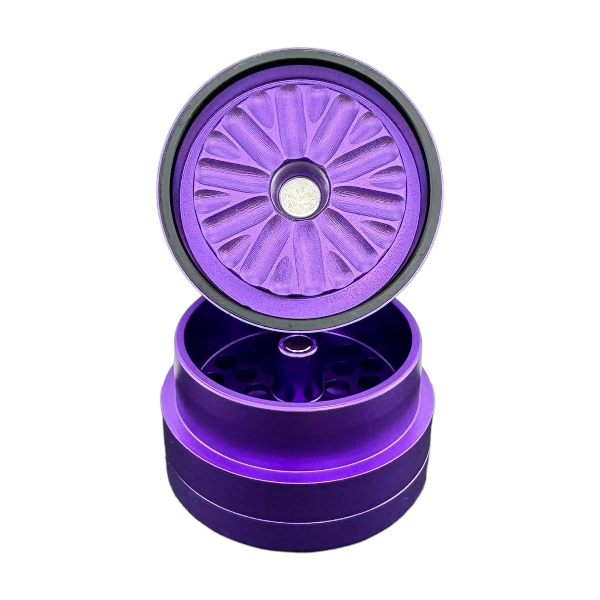 purple Flower Mill Grinder Next Gen Standard 2.0" Aluminum Series