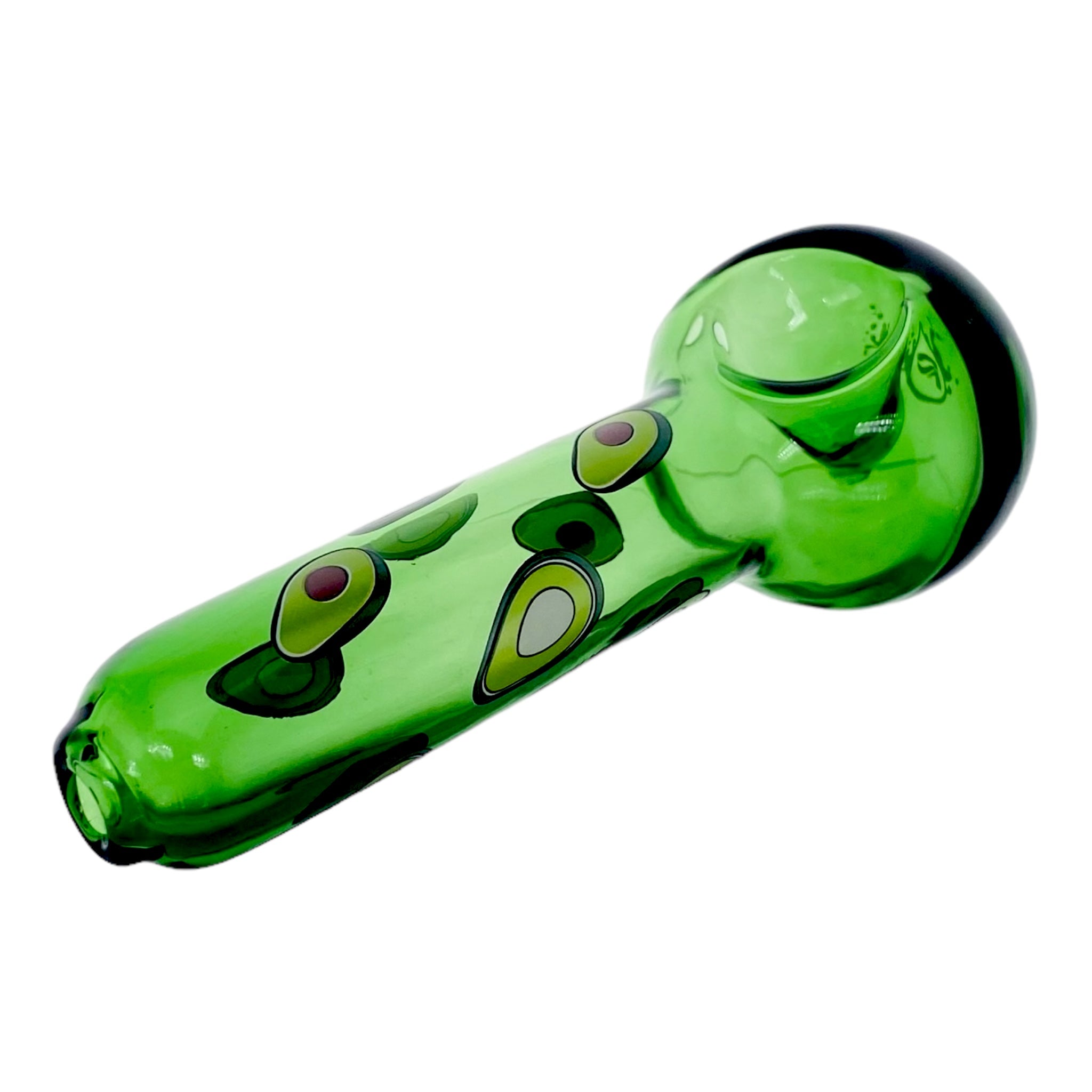 Pulsar Glass Avocado Glass Hand Pipe
