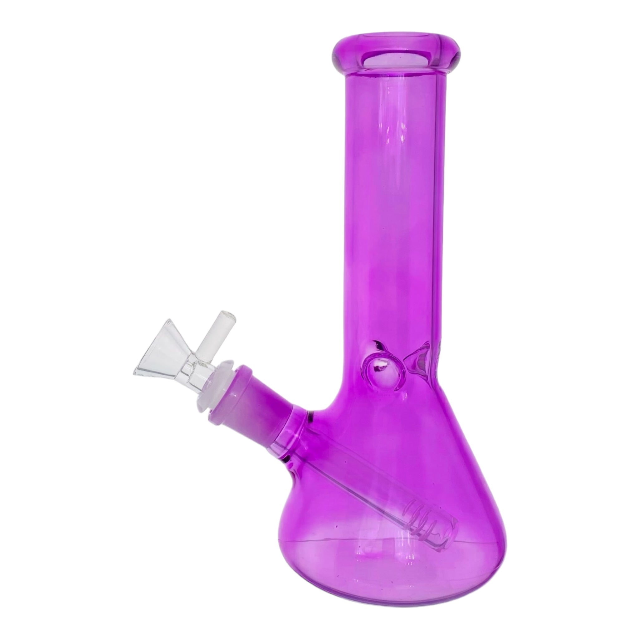 cute and girly Purple Small Beaker Glass Bong