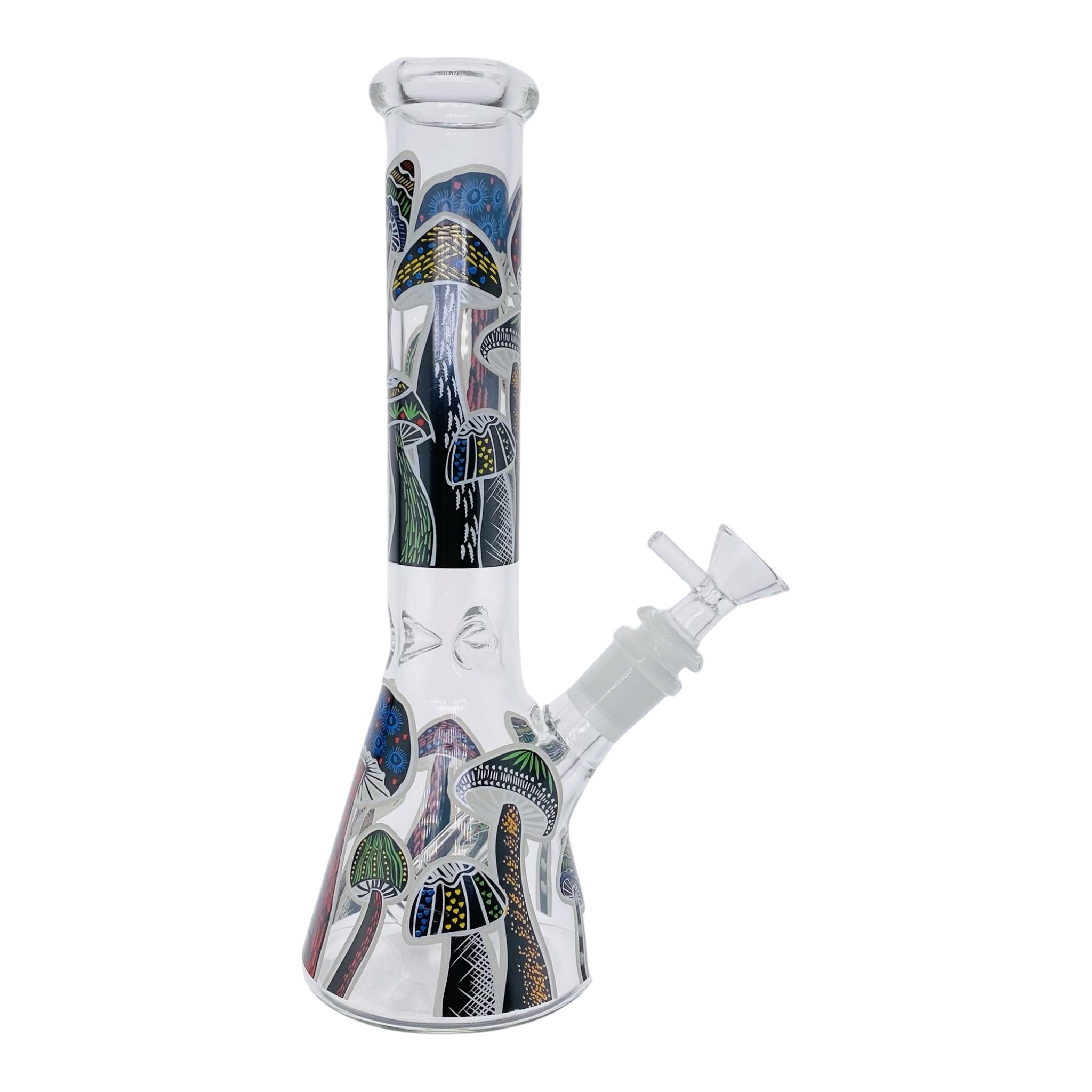 cute Trippy Magical Mushroom Beaker Bong 10 Inches for sale free shipping