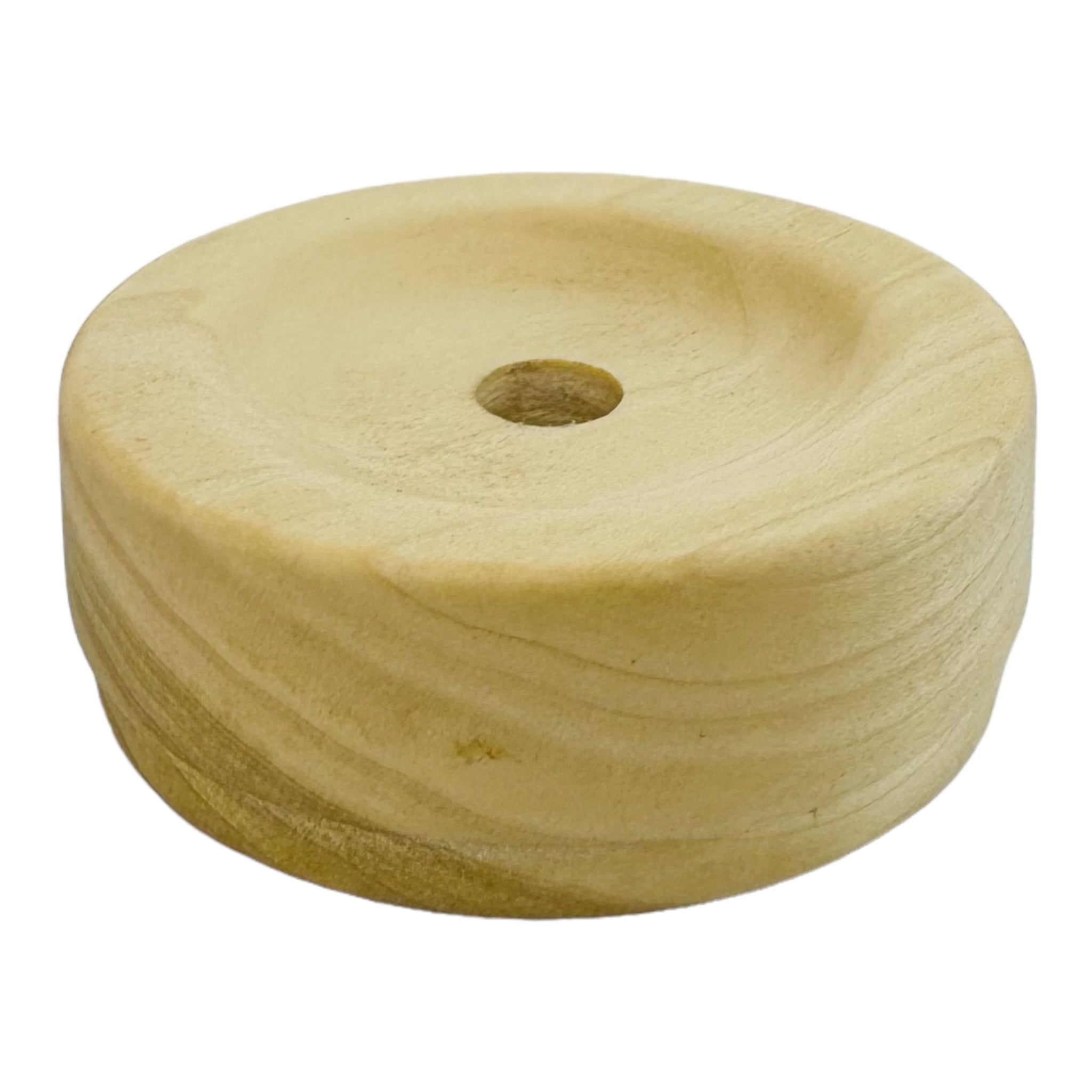 Single Hole Wood Display Stand Holder For 14mm Bong Bowl Pieces Or Quartz Bangers