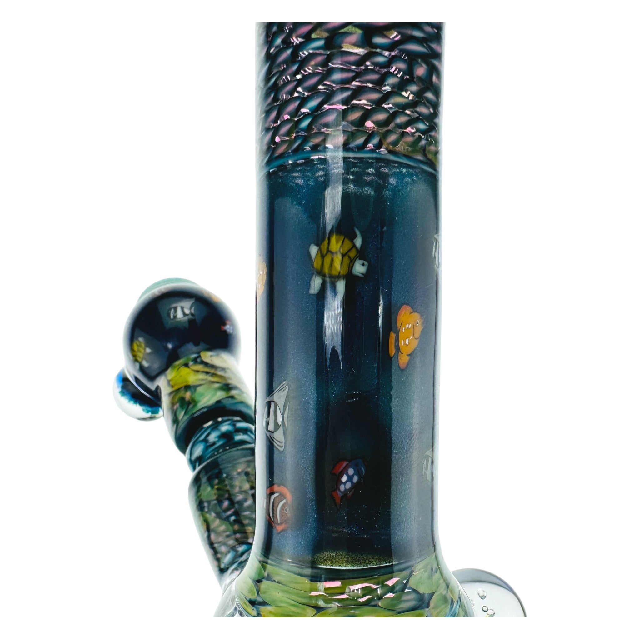 cute mini fish glass bong by kevin howell glass
