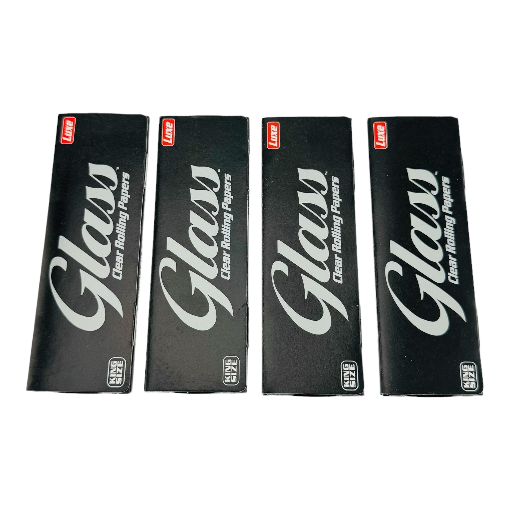 Glass Clear cellulose King Size Rolling Papers 4 Packs for sale