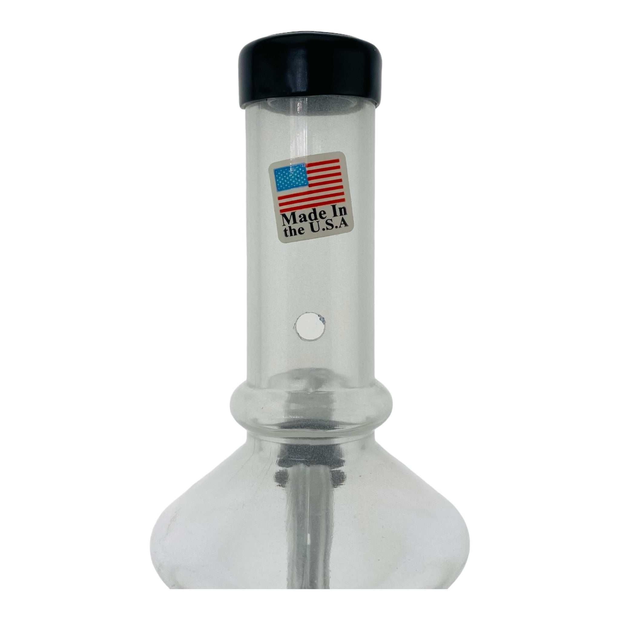 Mini Plastic Bong With Carb Hole And Metal Bowl
