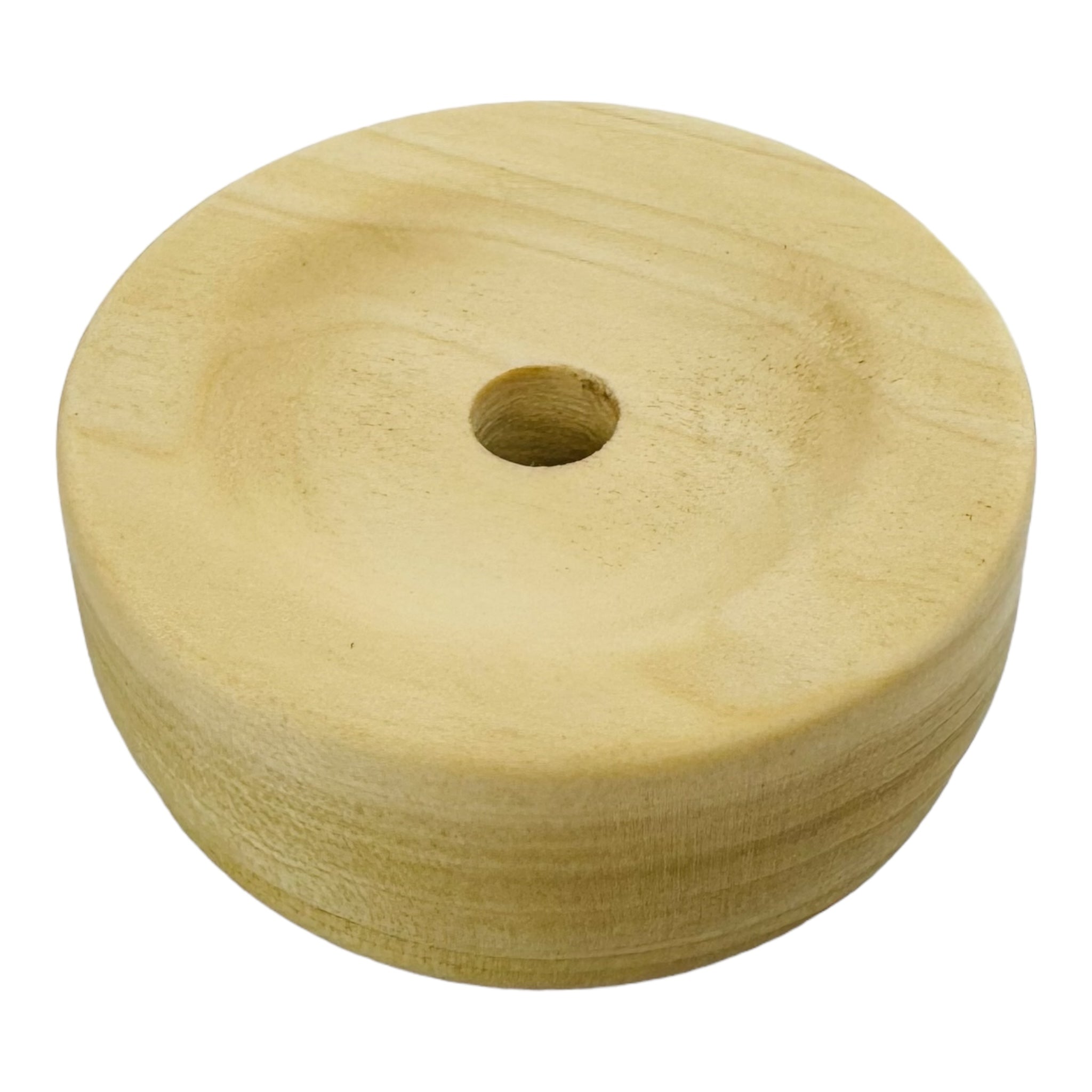 Single Hole Wood Display Stand Holder For 14mm Bong Bowl Pieces Or Quartz Bangers