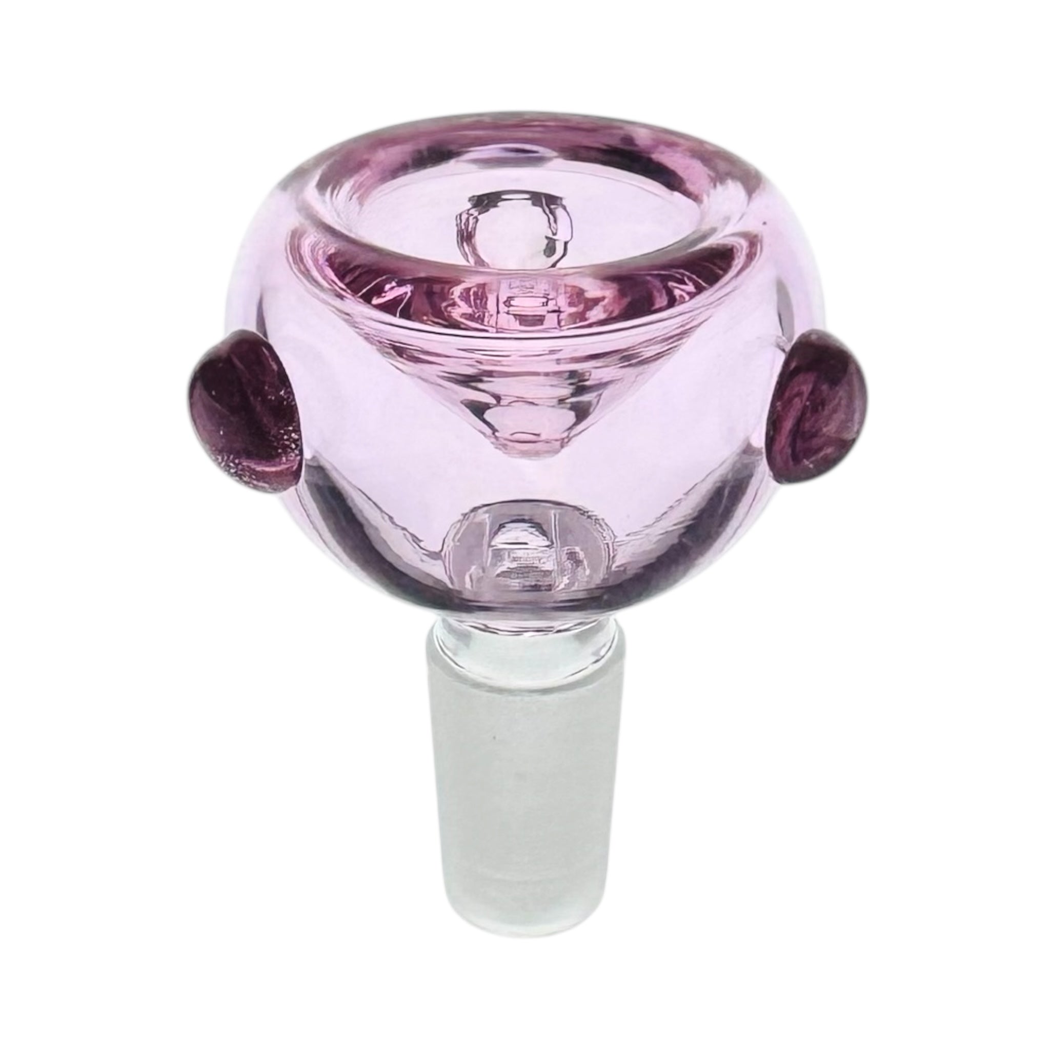 14mm Bong Bowl Piece Pink Bubble Shape