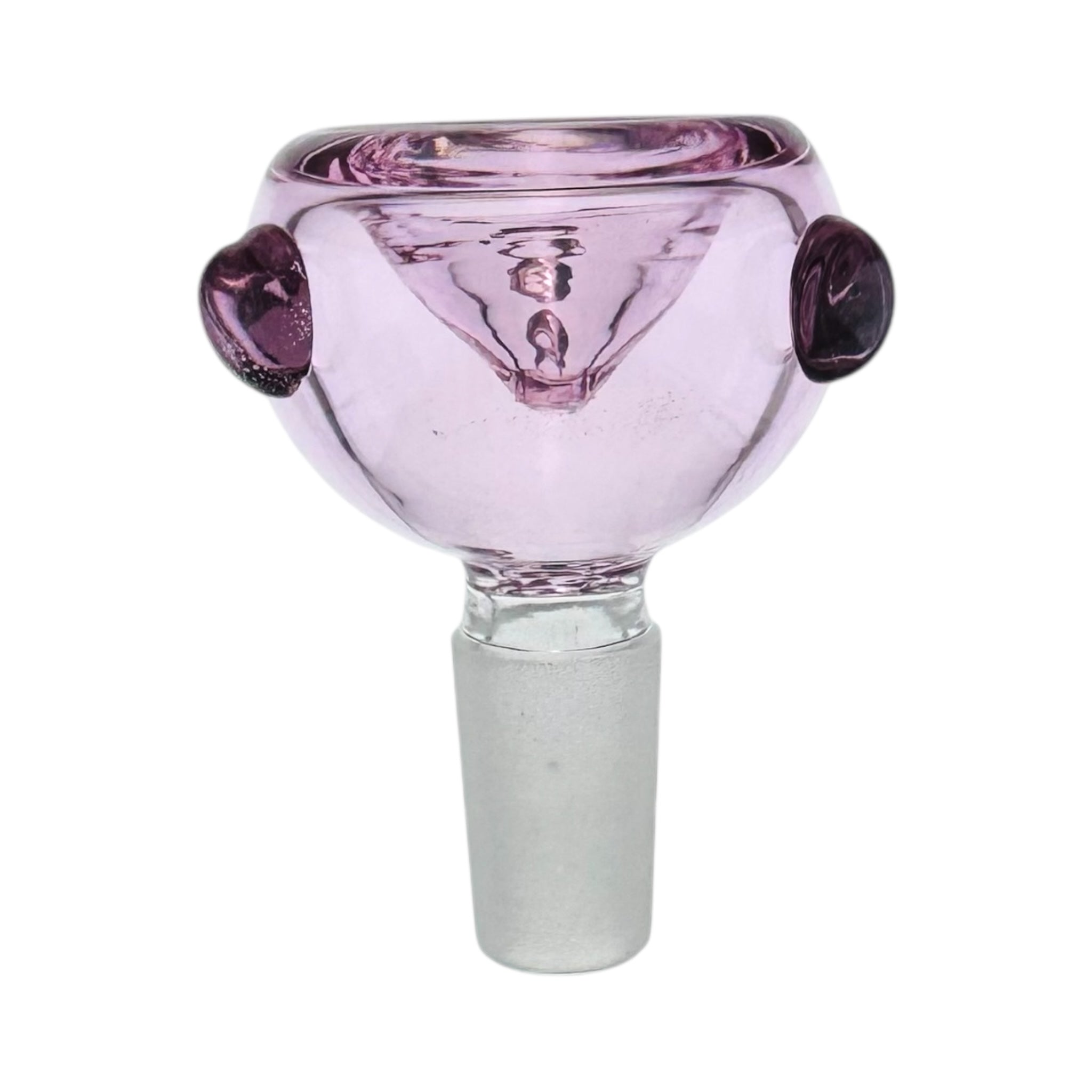 14mm Bong Bowl Piece Pink Bubble Shape