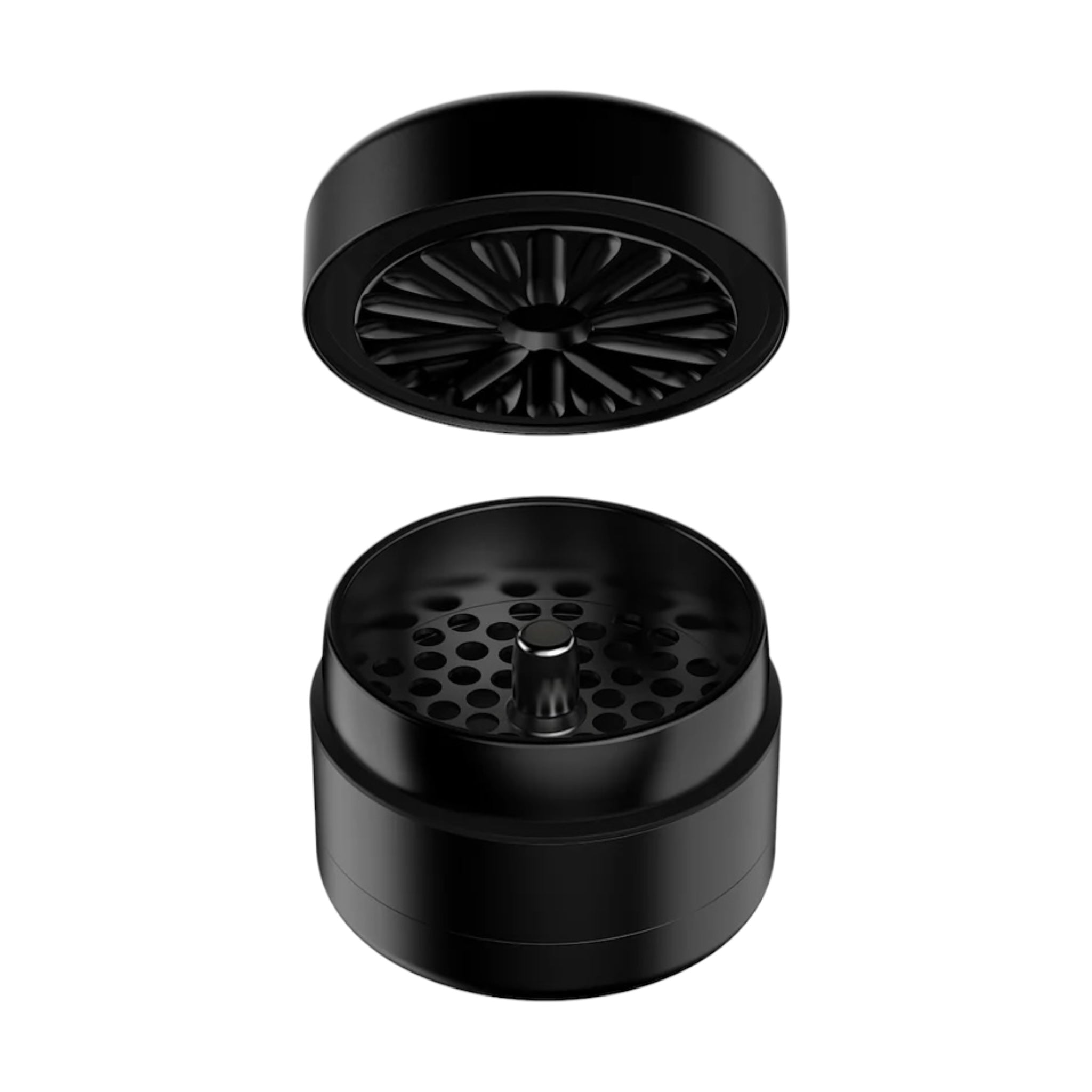Flower Mill Grinder Next Gen Premium 2.5" Aluminum Series - Black