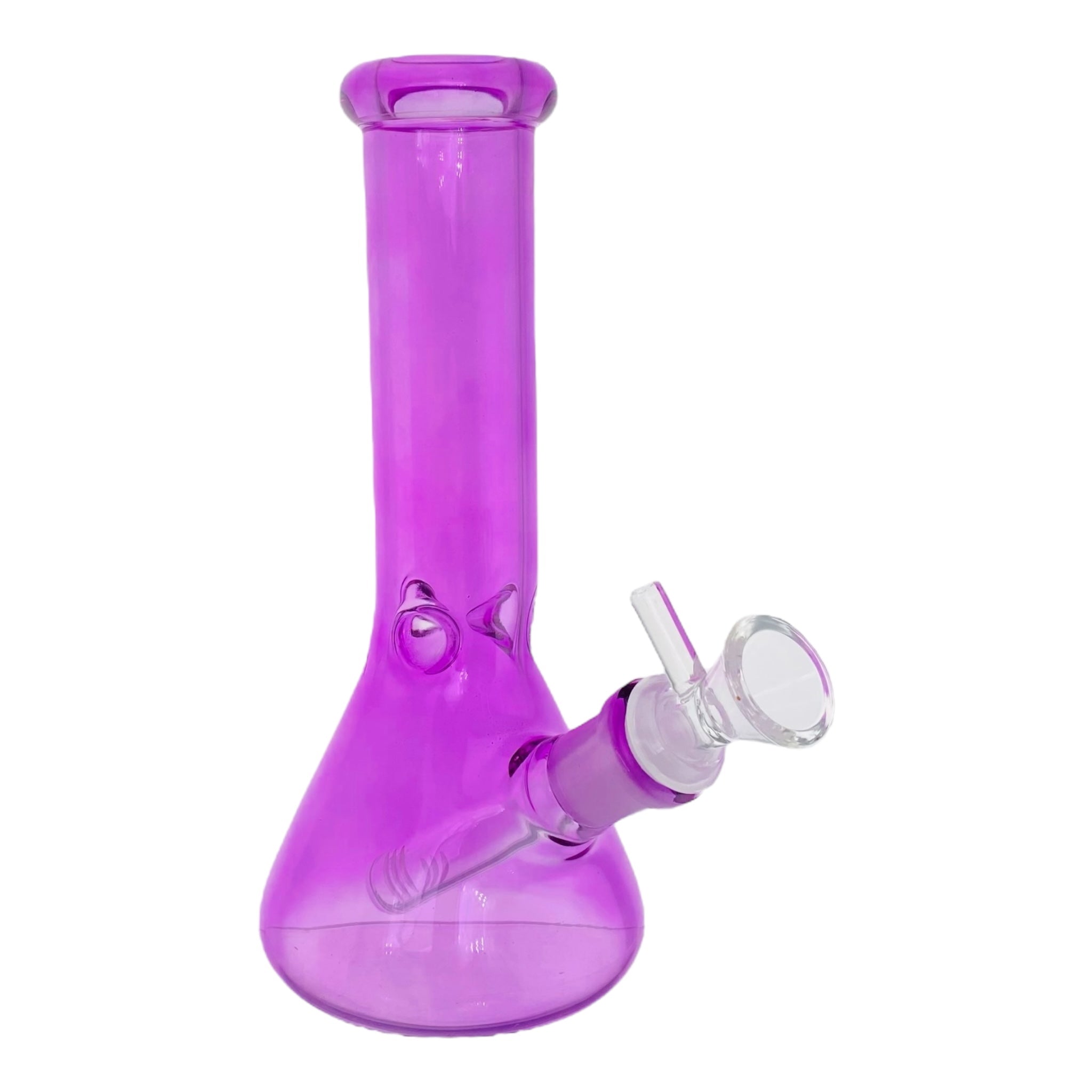 cute and girly Purple Small Beaker Glass Bong