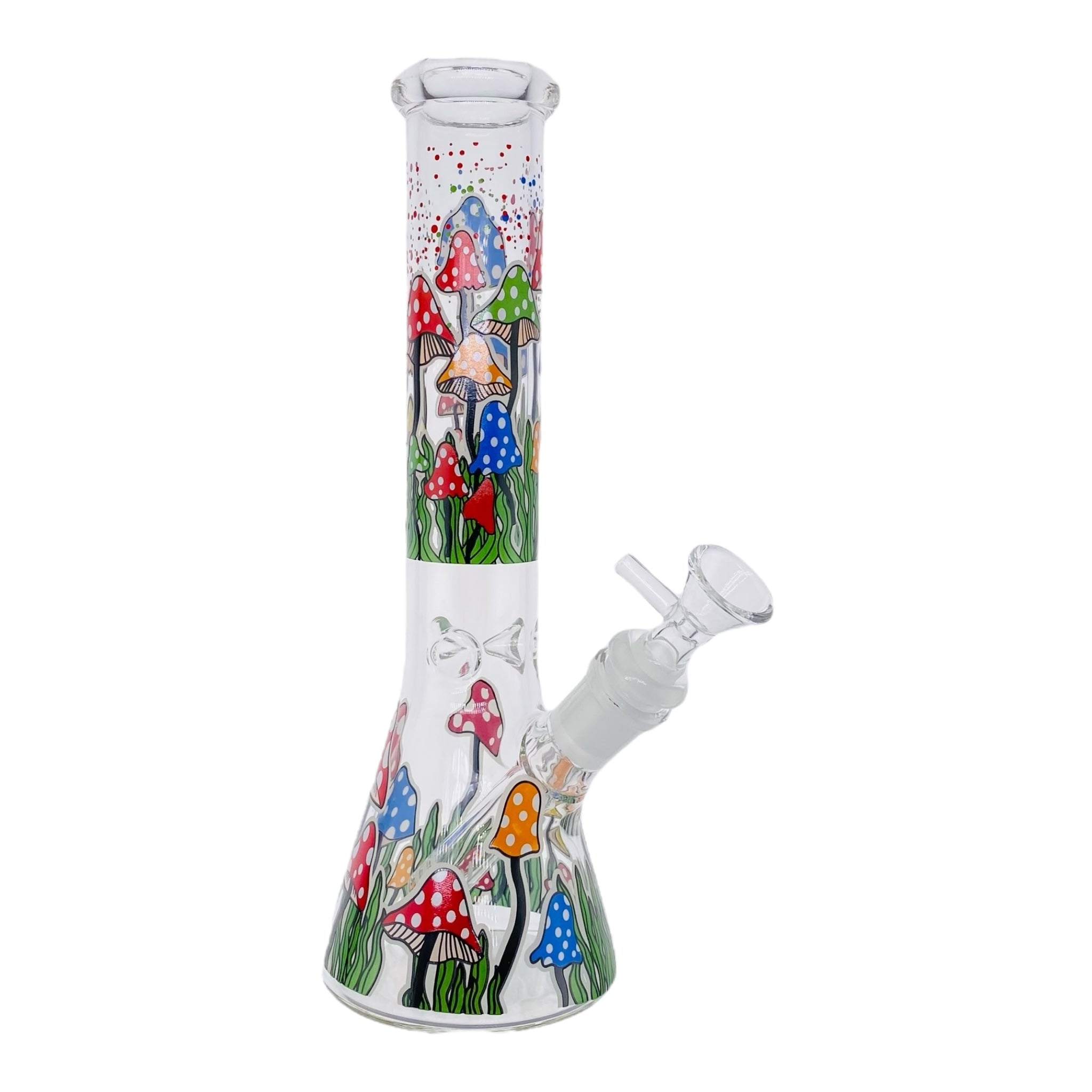 cute Colorful Magical Mushroom Beaker Bong 10 Inches for sale free shipping