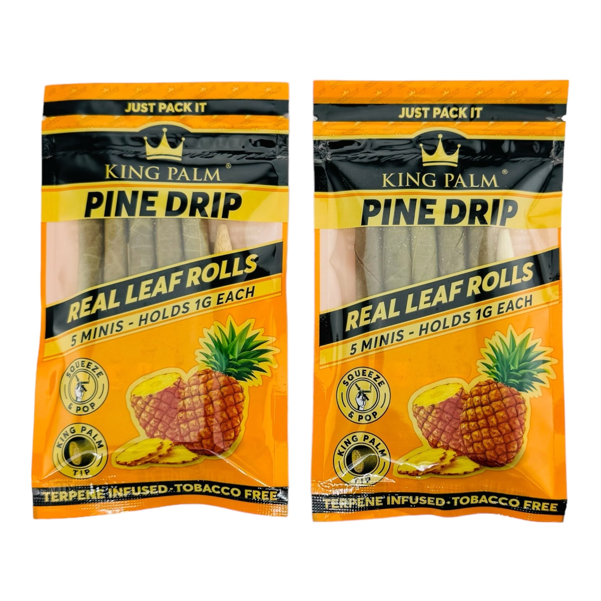 King Palm Pine Drip 5ct Mini Size blunt wrap cones for sale