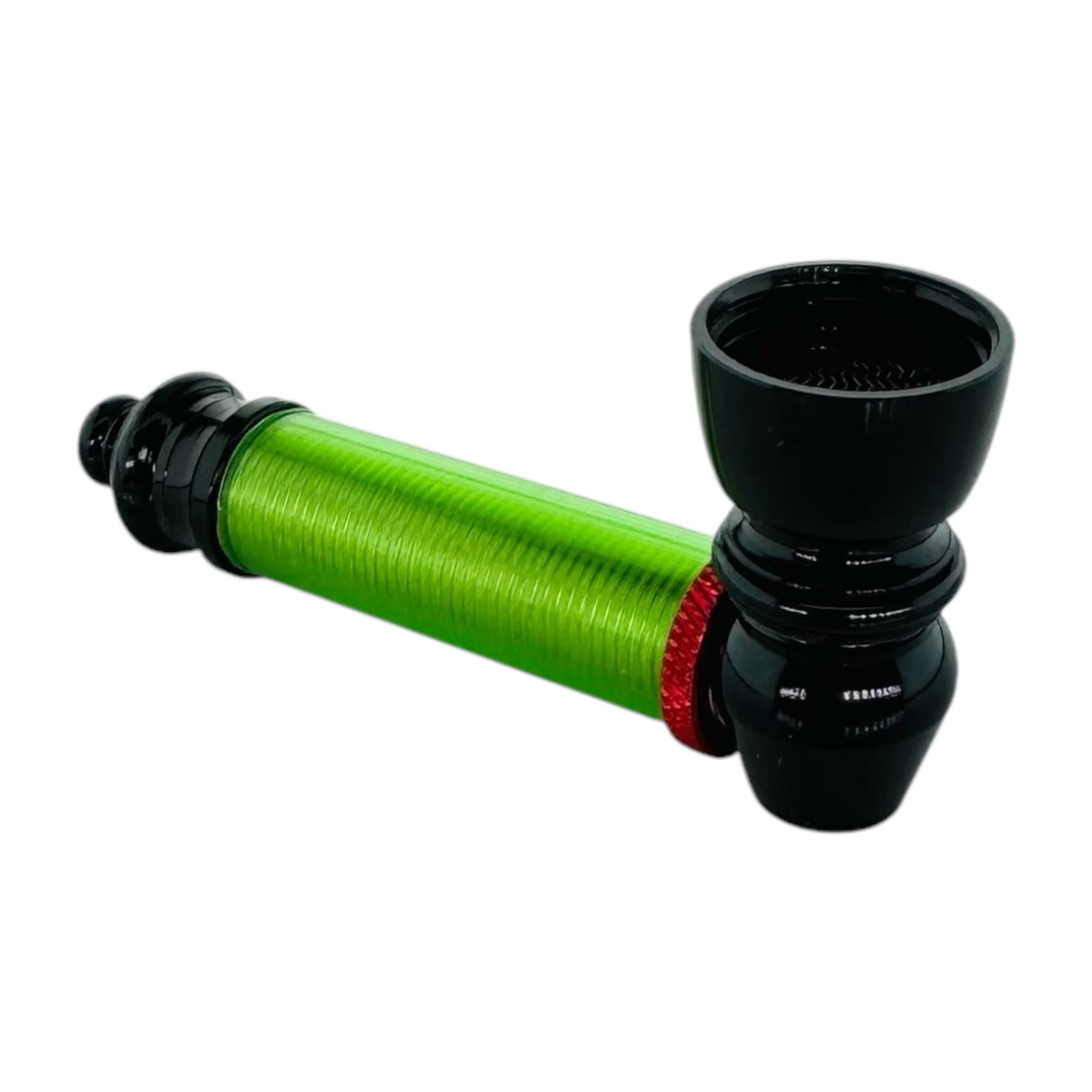 green Metal Hand Pipes Black & Color Basic Aluminum Metal Smoking Pipe