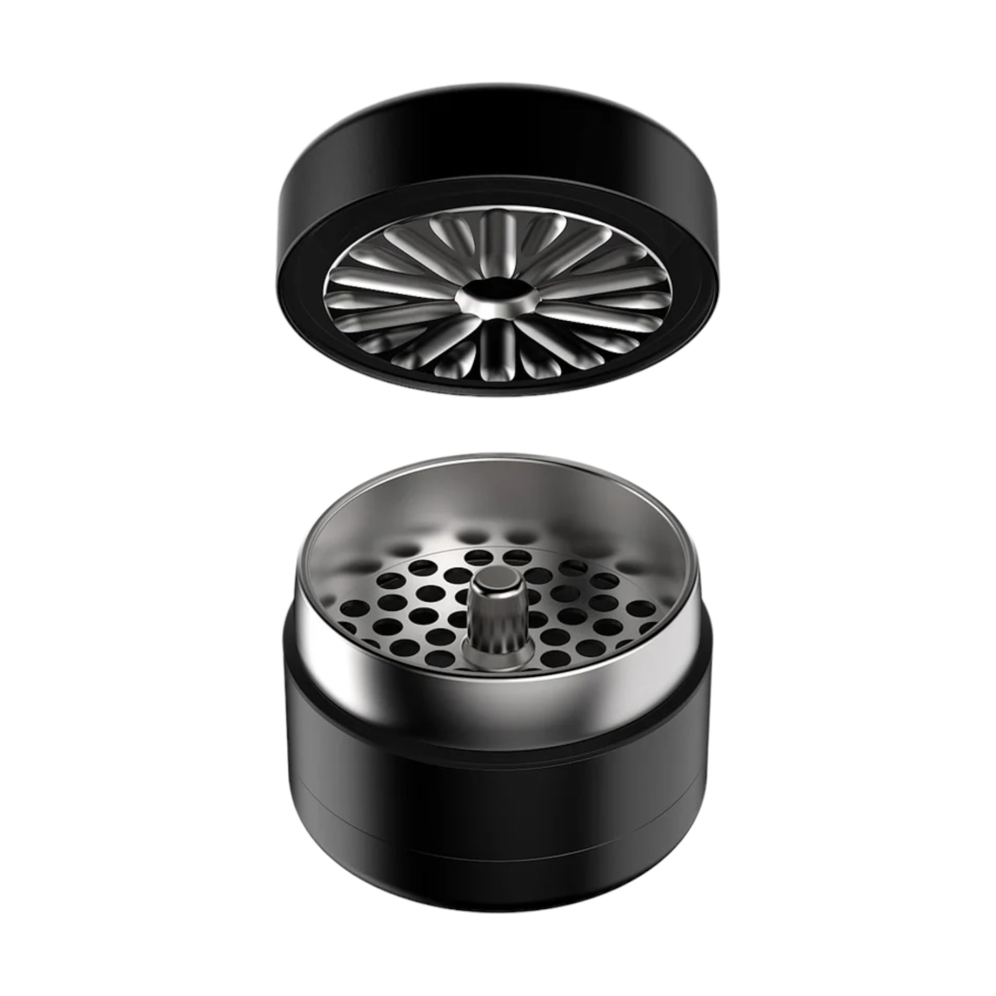Flower Mill Next Gen Premium 2.5" Stainless Series - Black