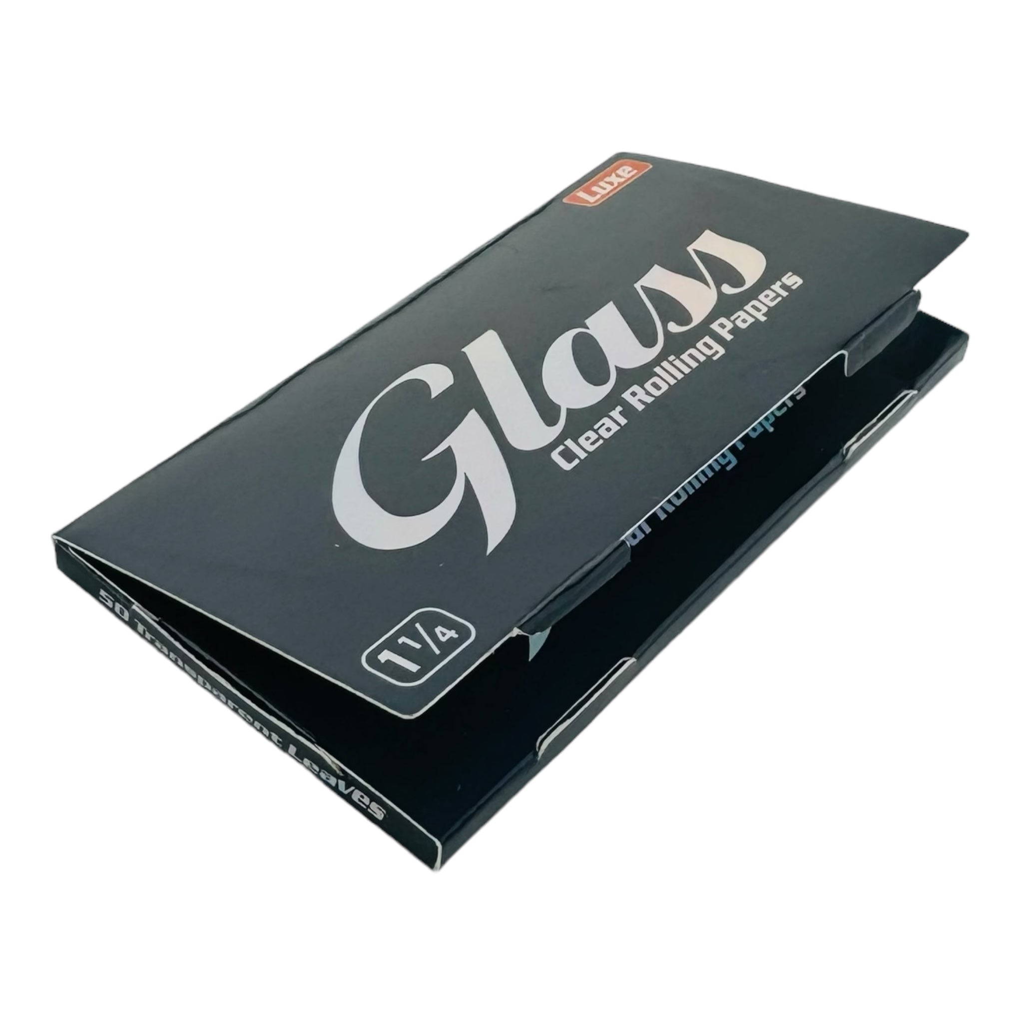 Glass Clear 1-1/4" Size Rolling Papers 5 Packs